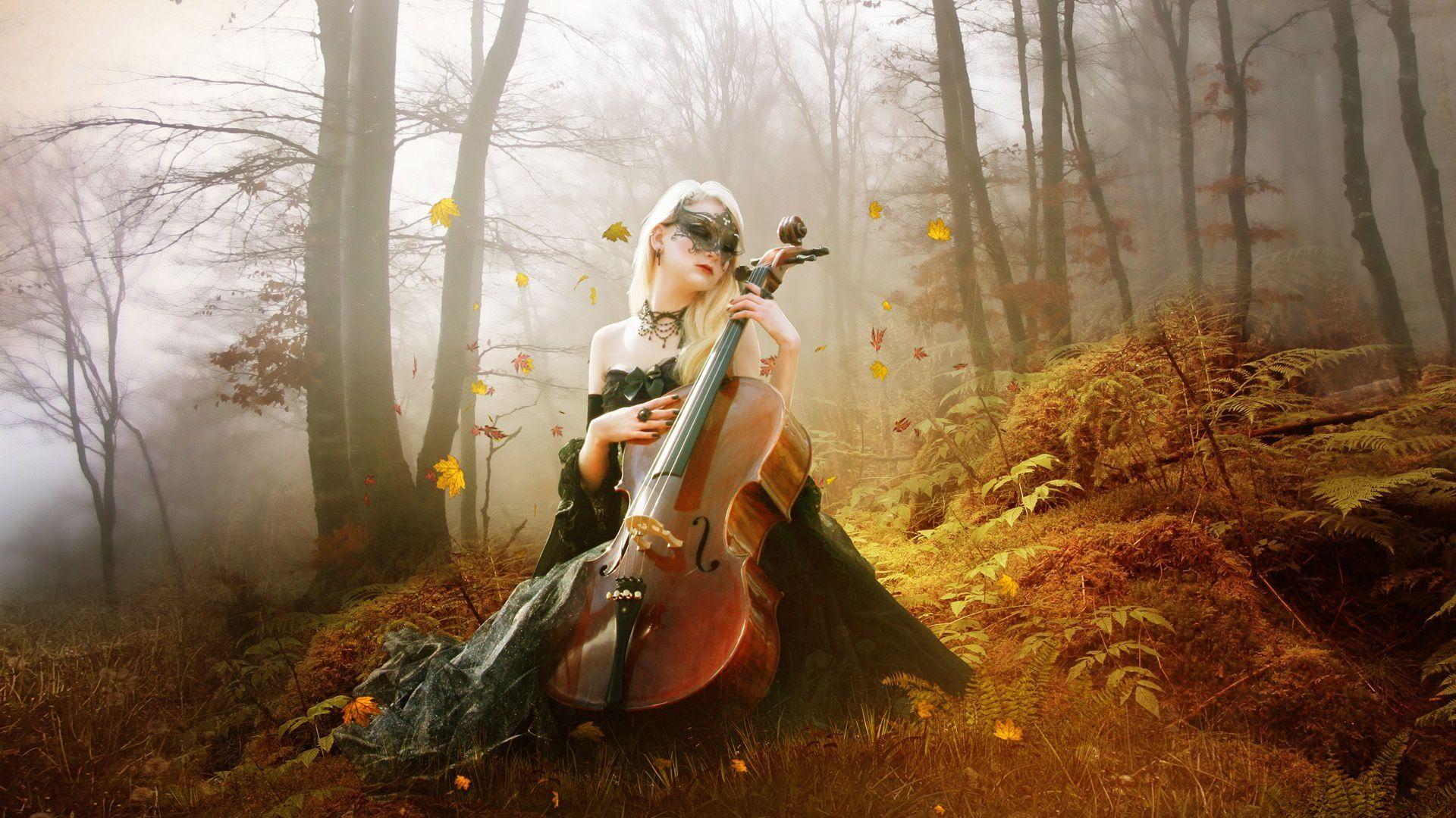 Wallpaper Girl With Guitar HD Download
