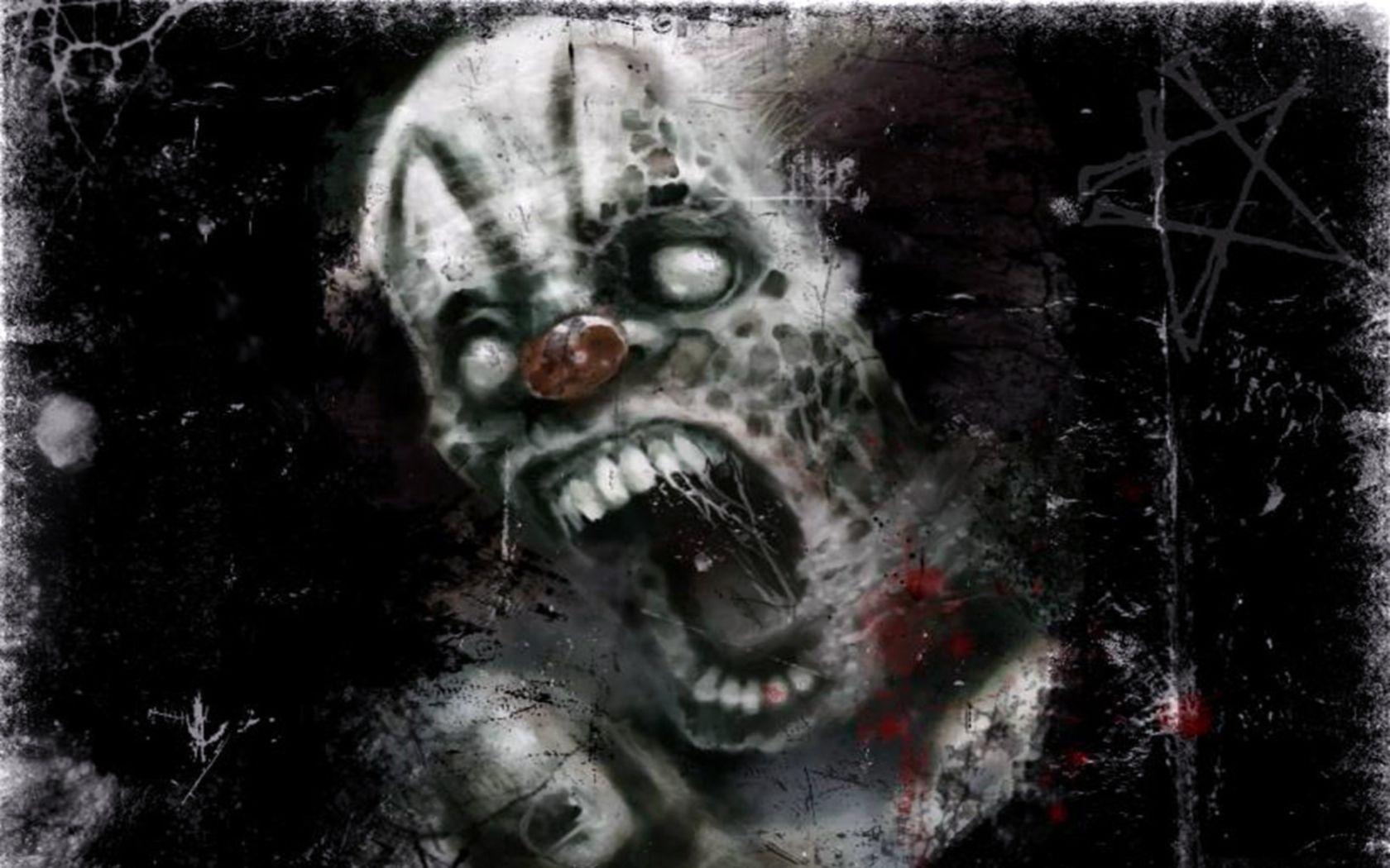 Dark Run And Hide Clown. Download HD Wallpaper