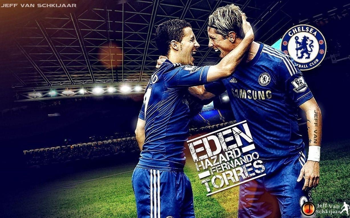Eden Hazard and Fernando Torres Chelsea Wallpaper 2013. CHRISTIN
