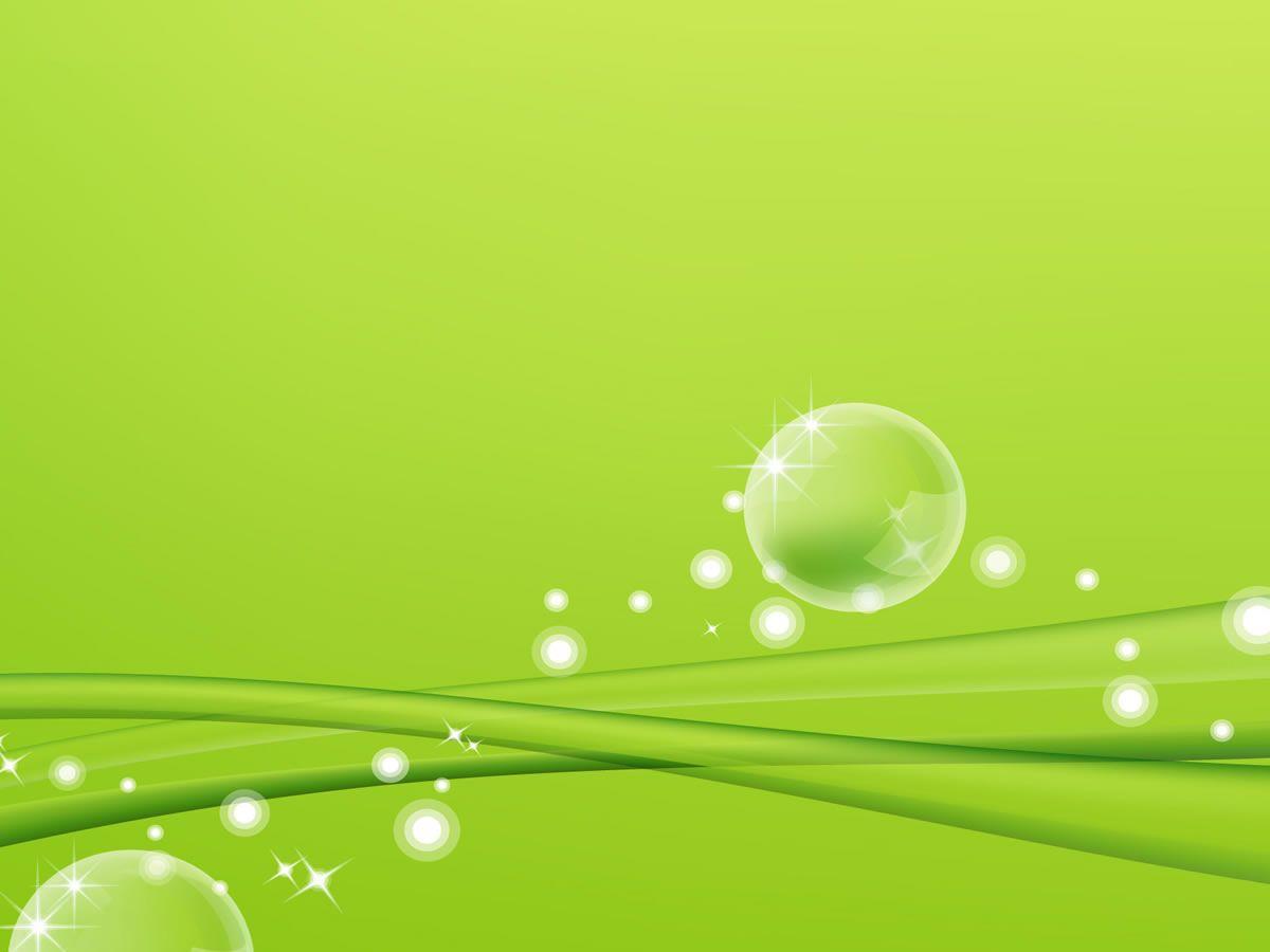 Free Green Stars Background For PowerPoint and Textures