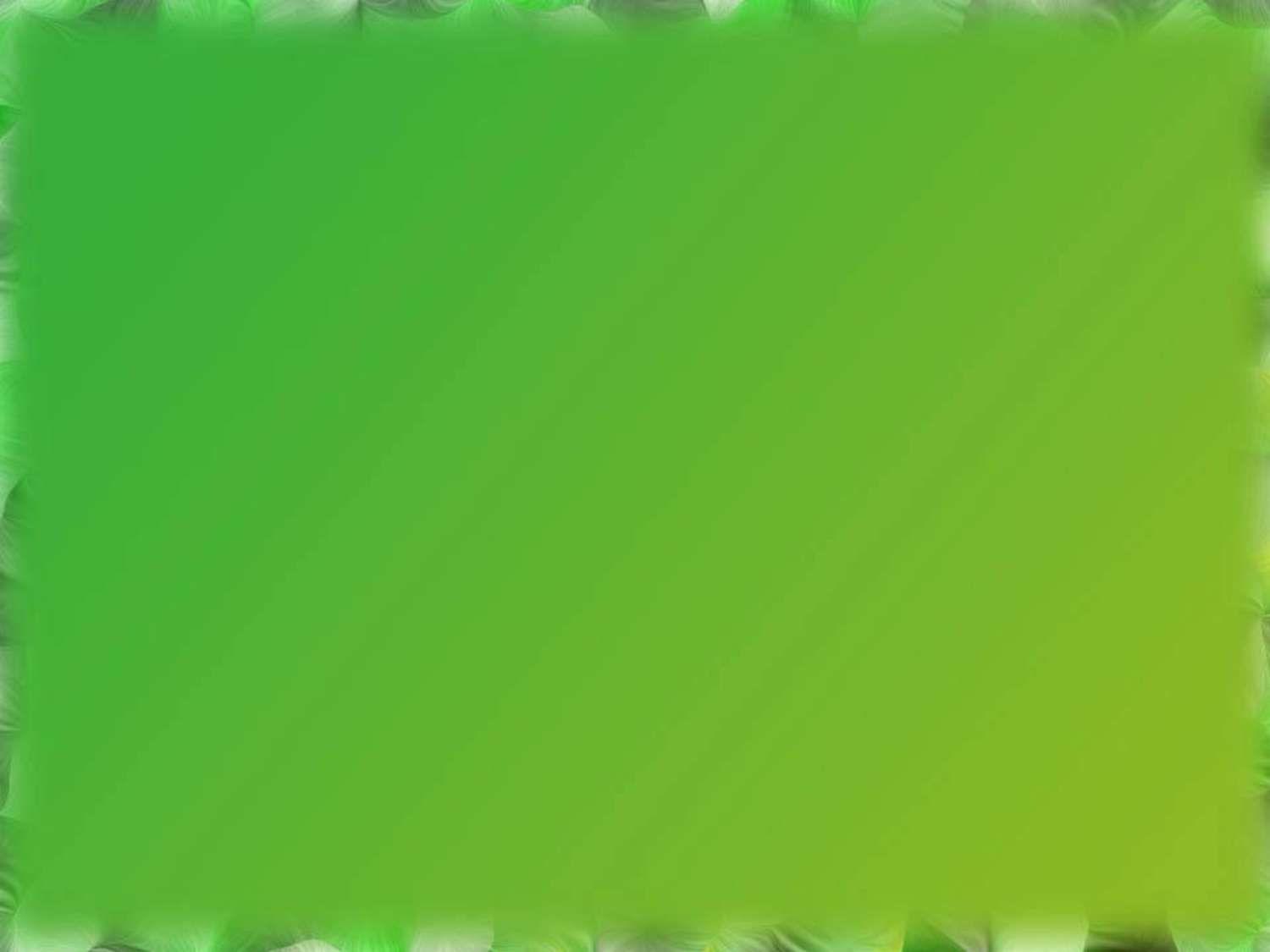 Green Art Border Free PPT Background for your PowerPoint