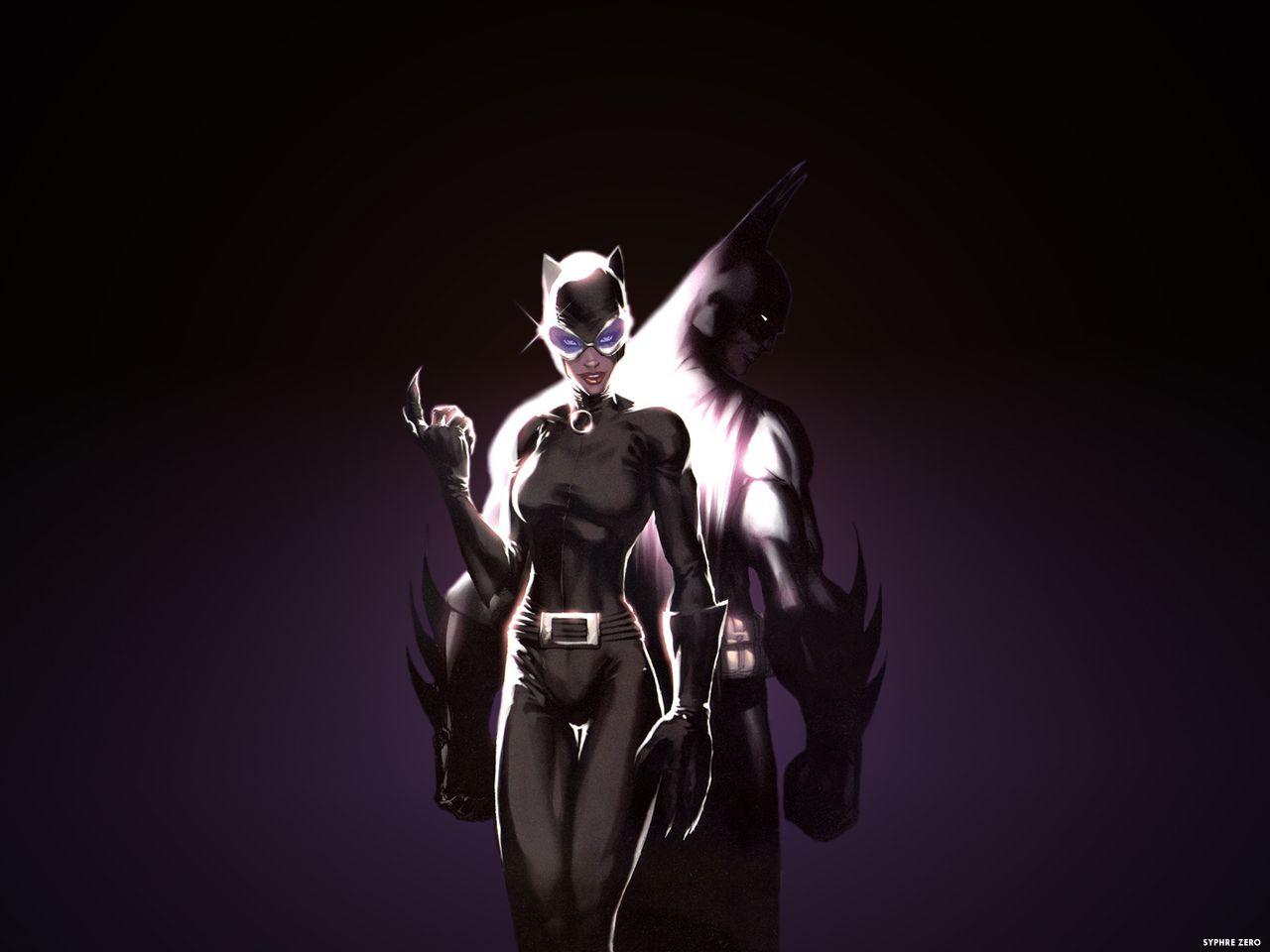 Batman Catwoman Dark Dc Comics
