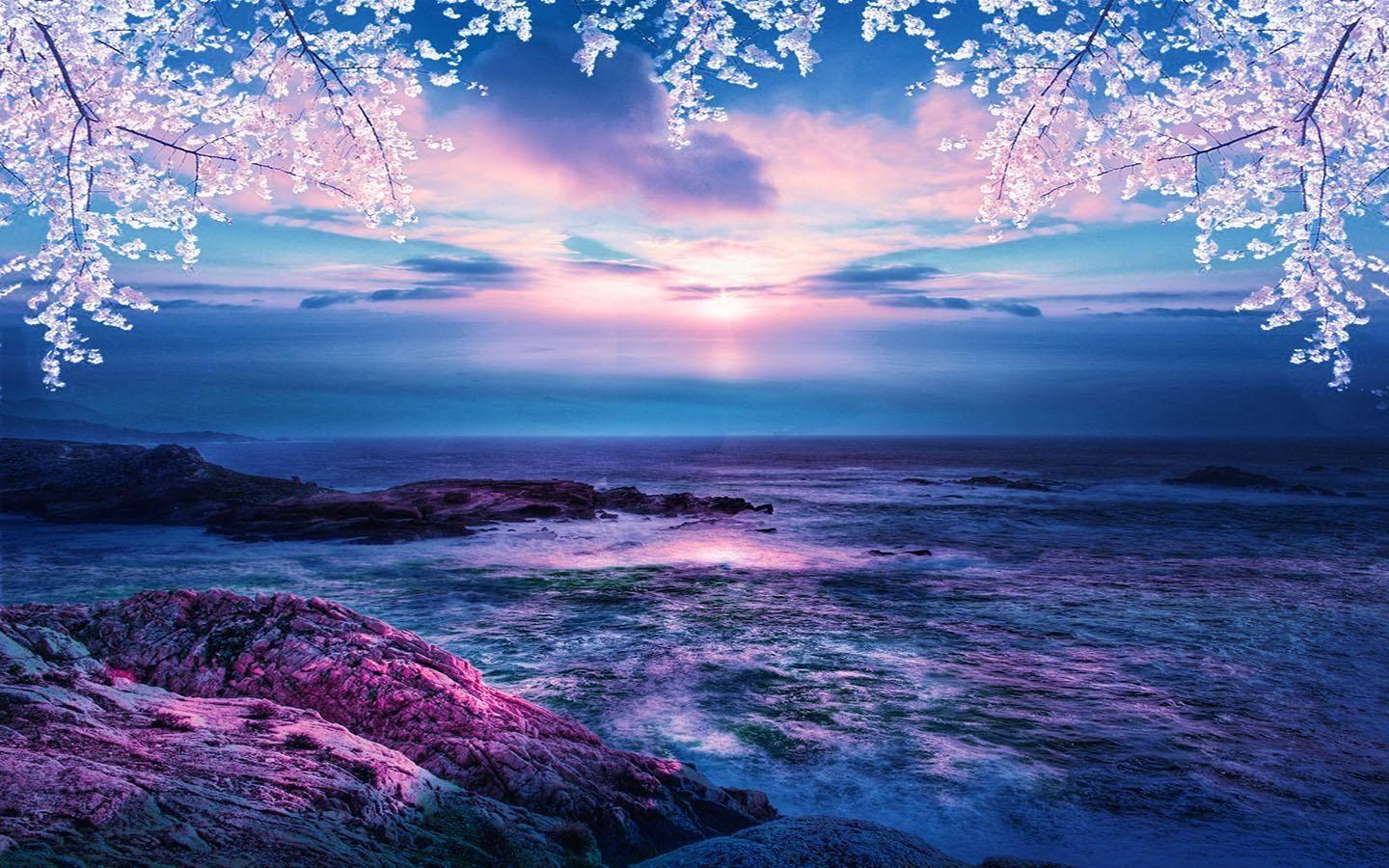 Hd Beautiful Nature Scenery Wallpaper Blue Wave Ocean - vrogue.co