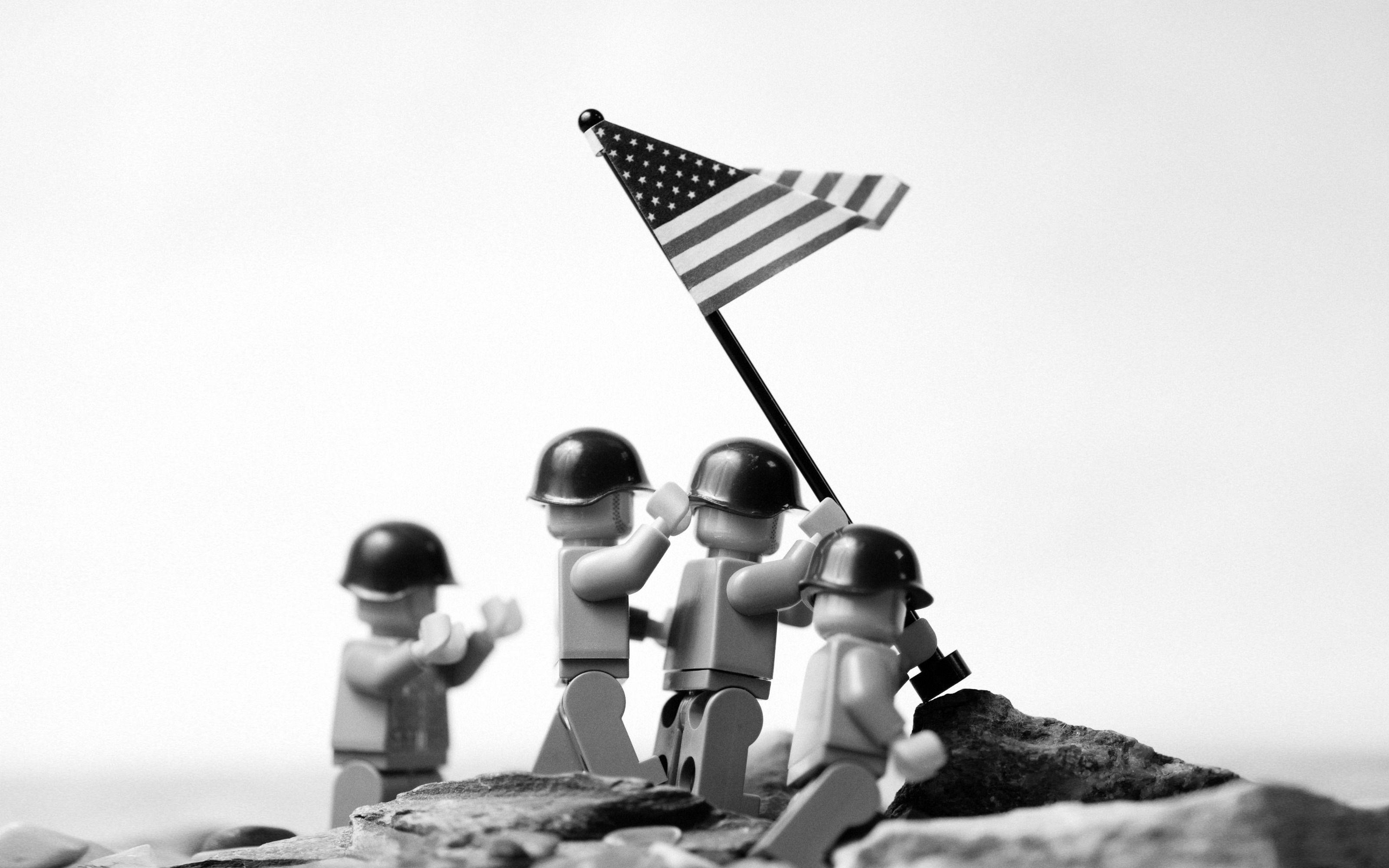 history, flags, World War II, historic, Iwo Jima, Legos, redneck