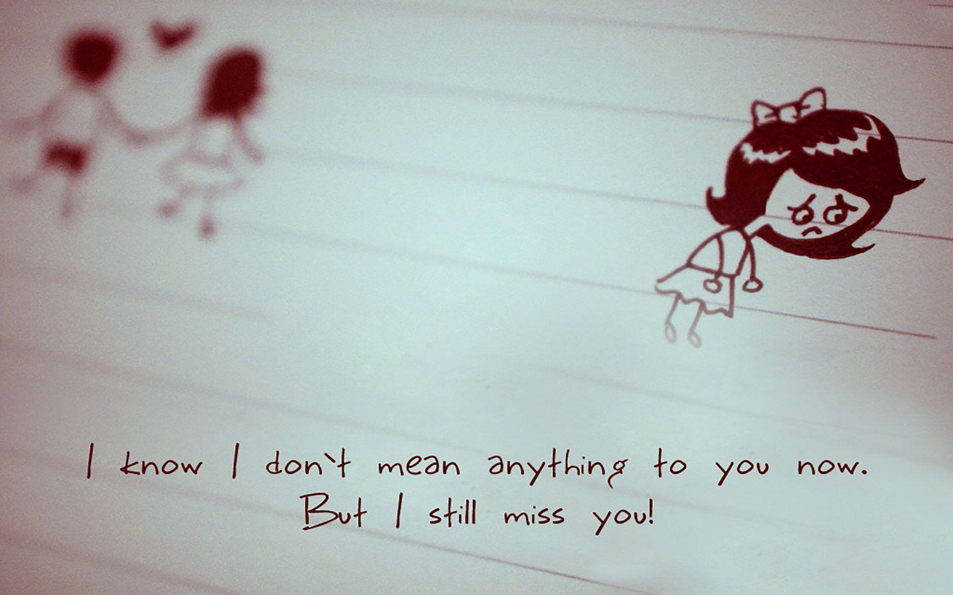 I Miss You So Much My Love Wallpaper