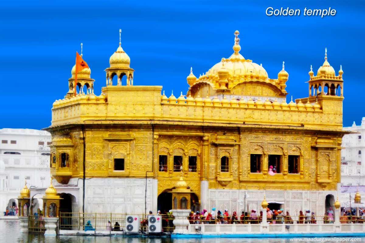 Golden Temple Wallpaper, HD Creative Golden Temple Image, Full