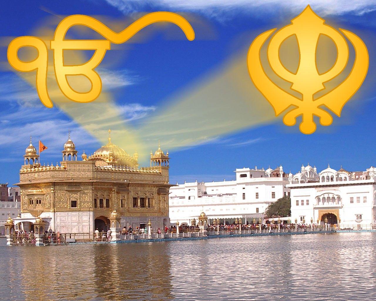 Ekonkar Tag wallpaper: Golden Temple GoldenTempleEkOnkar Khanda