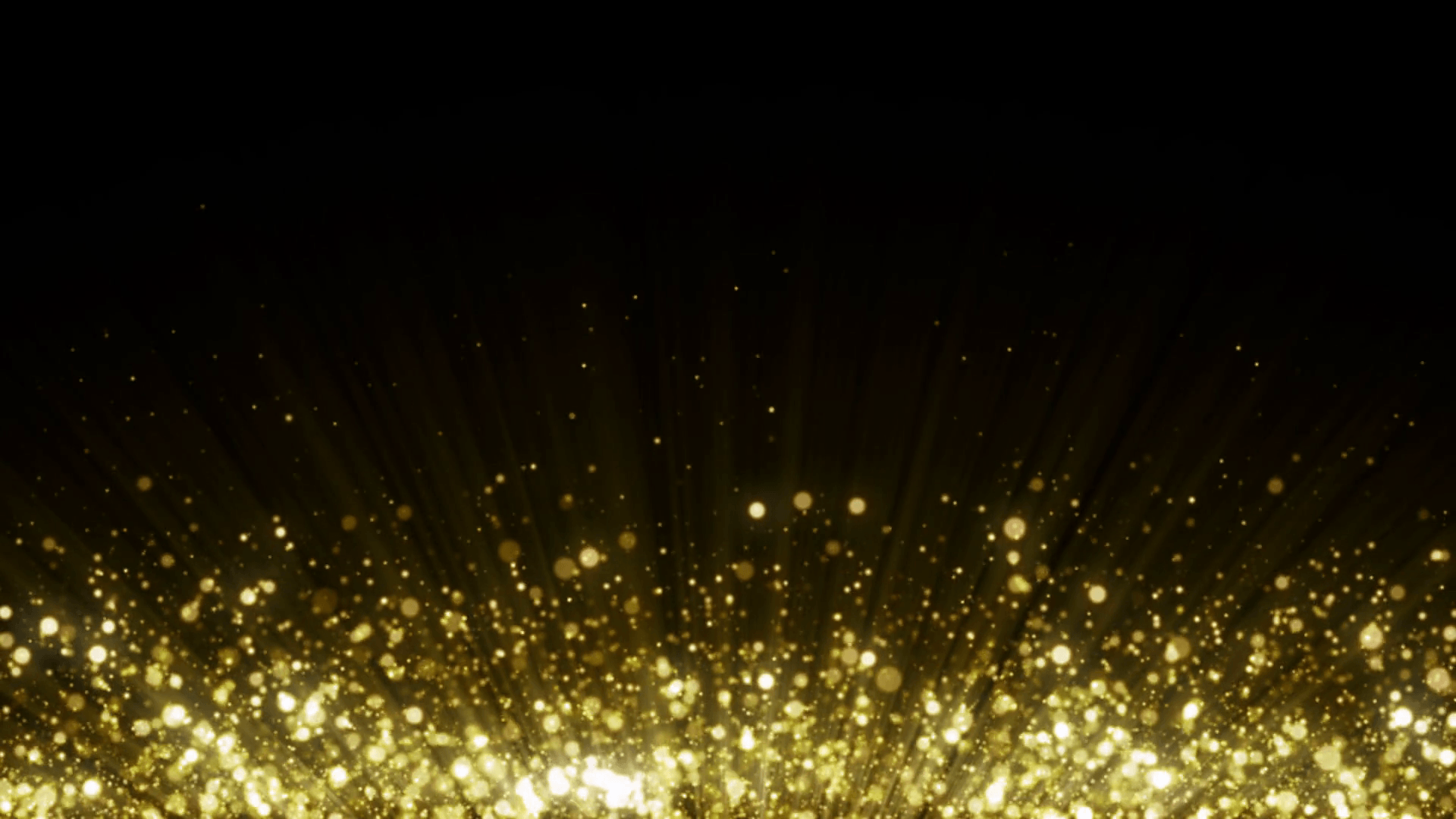 Particles Gold Glitter Bokeh Award Dust Abstract Background Loop 27