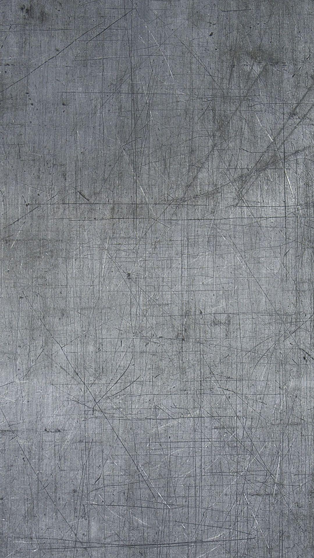 Scratched Gray Metal Surface Android Wallpaper free download