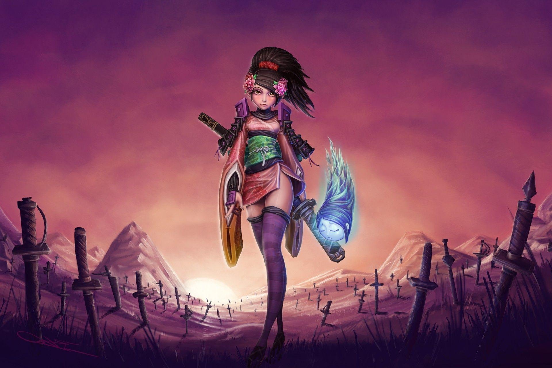 artwork, Fantasy Art, Muramasa: The Demon Blade Wallpaper. COMIC Y