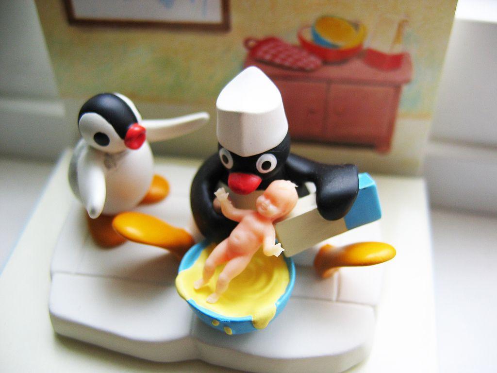 Pingu ate my baby. Maybe the pingu ate your baby
