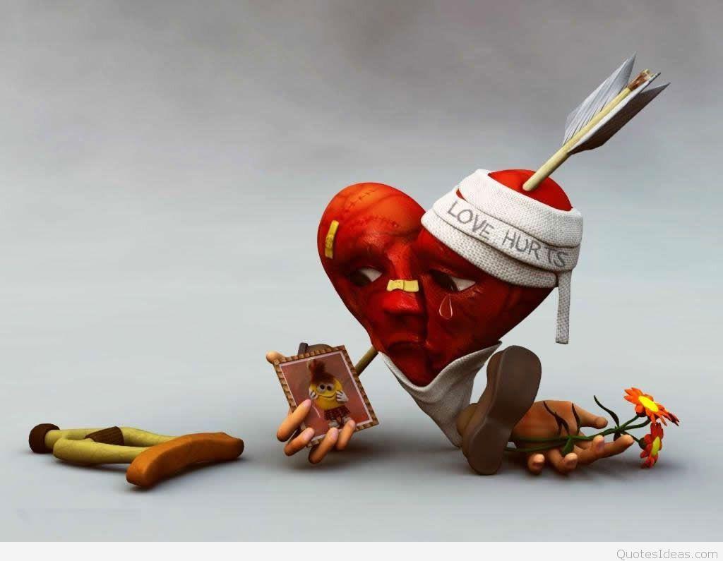 Hurt sad love quotes with wallpaper image HD 2016