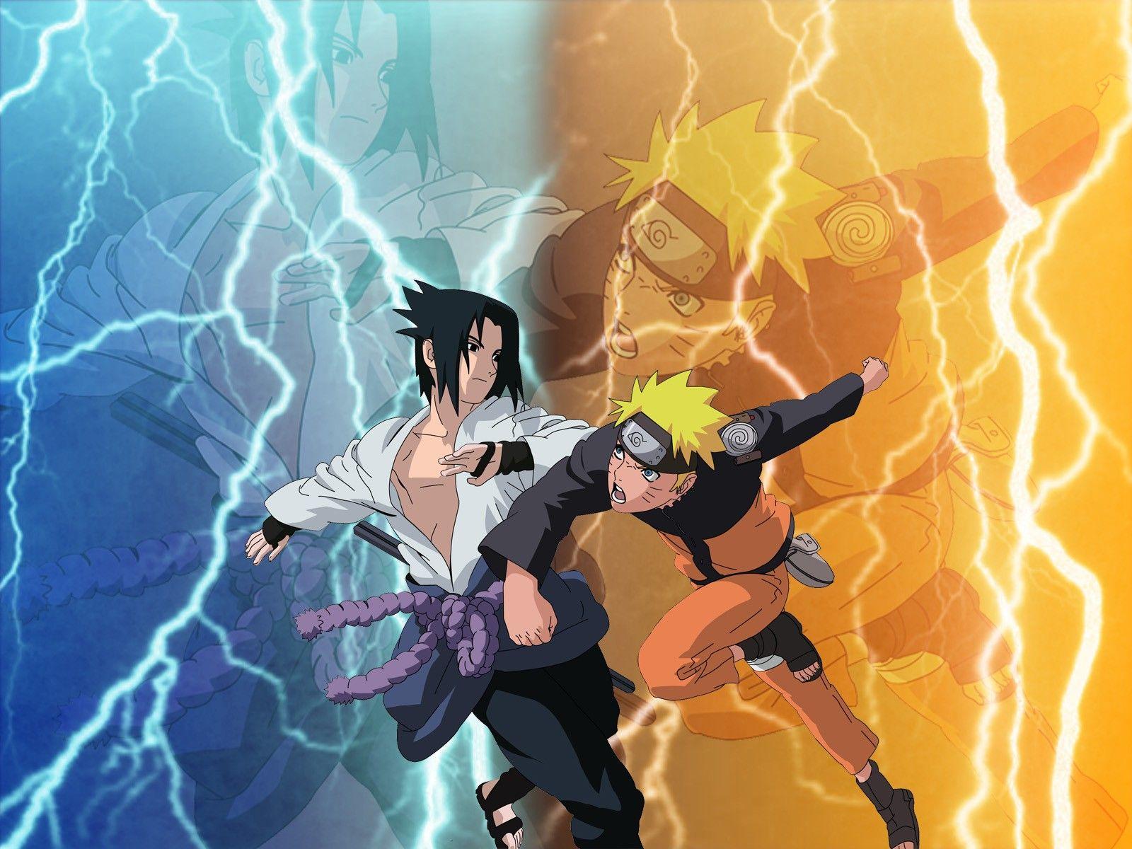 Wallpaper of Naruto vs Sasuke...Victoror Unknown. for fans