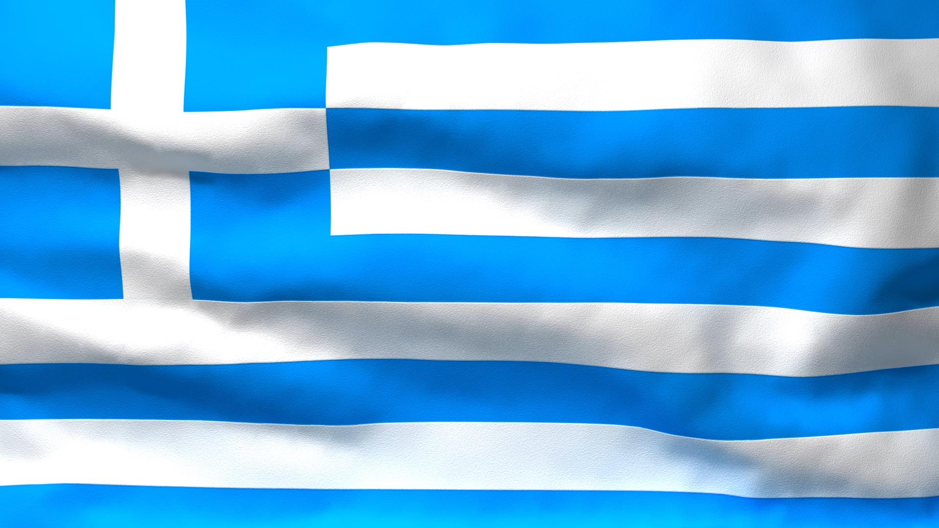 Greece Flag Waving HD Wallpaper, Background Image