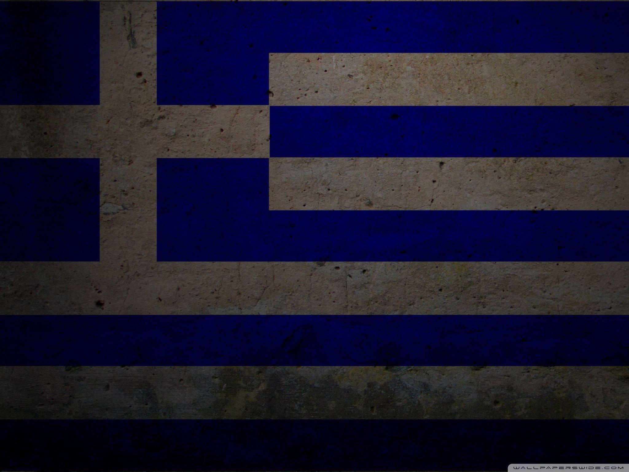 Grunge Flag Of The Greece ❤ 4K HD Desktop Wallpaper for