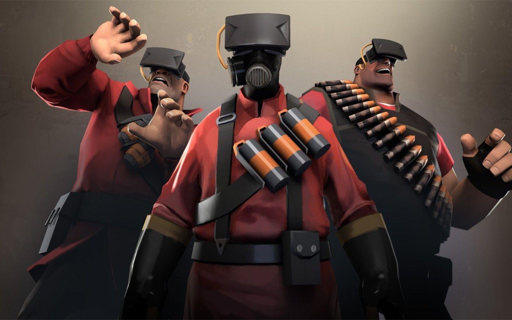 Steam team fortress 2 vr mann vs machine wallpaper