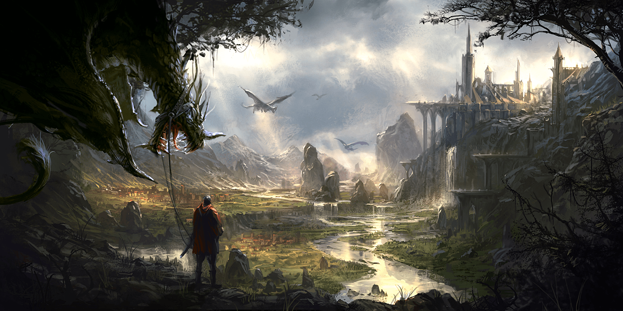 Fantasy Landscape Full HD Wallpaper and Background Imagex1080
