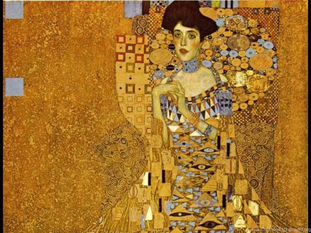 Wallpaper Gustav Klimt 1 1024 X 768 Famous Painting Artist