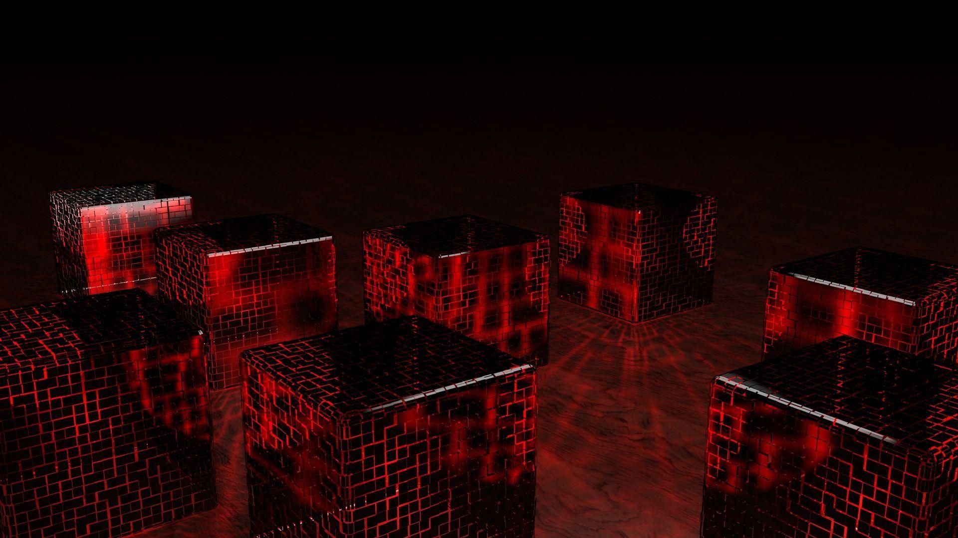 Red Cubes Wallpaper. red passion. Cube and Passion