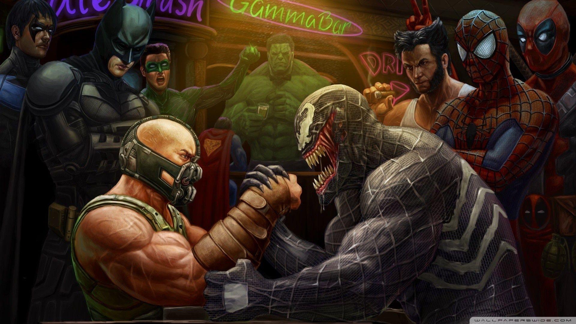 DC vs Marvel [Wallpaper]