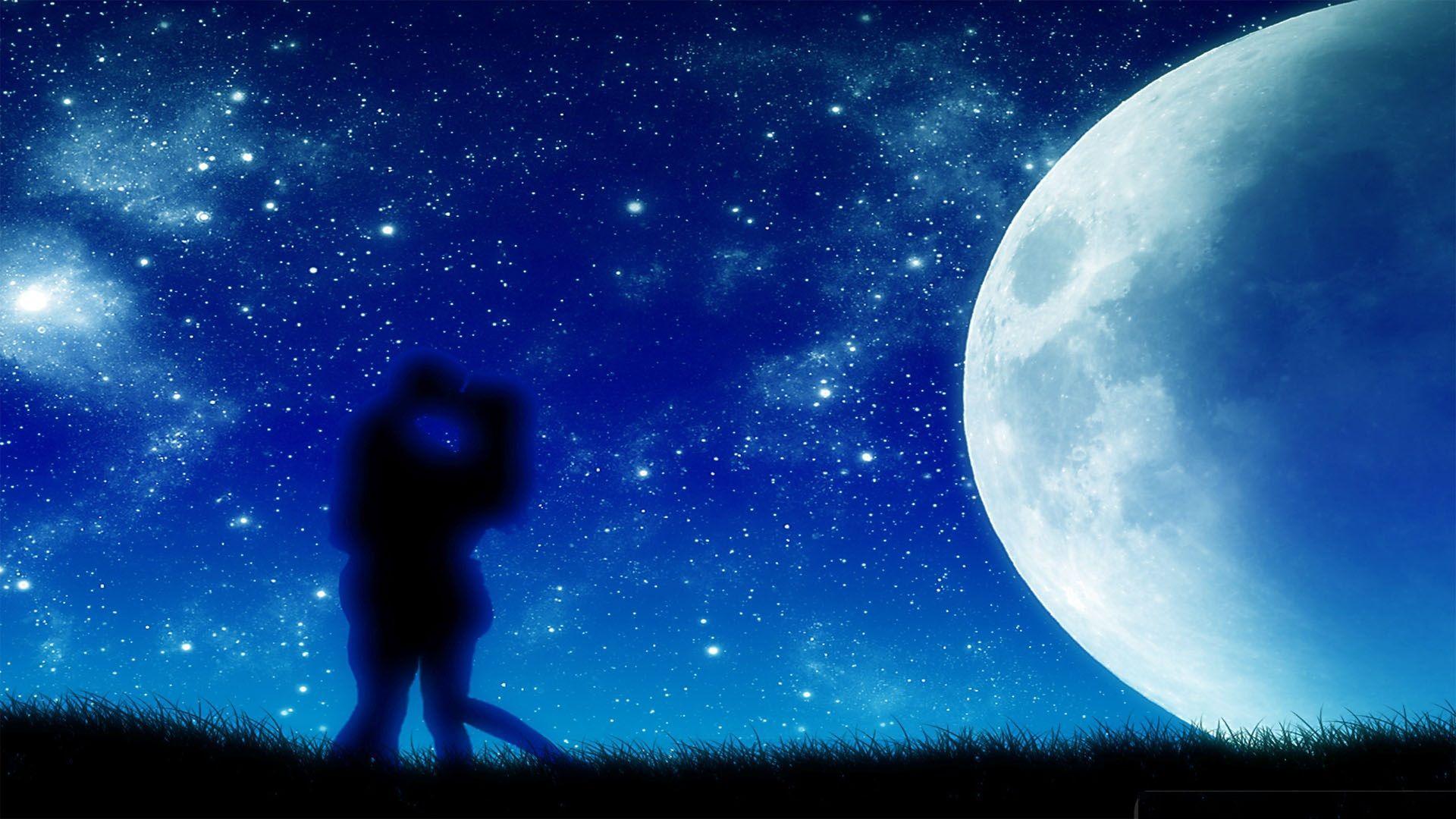 moon light romantic wallpaper. Projects to Try