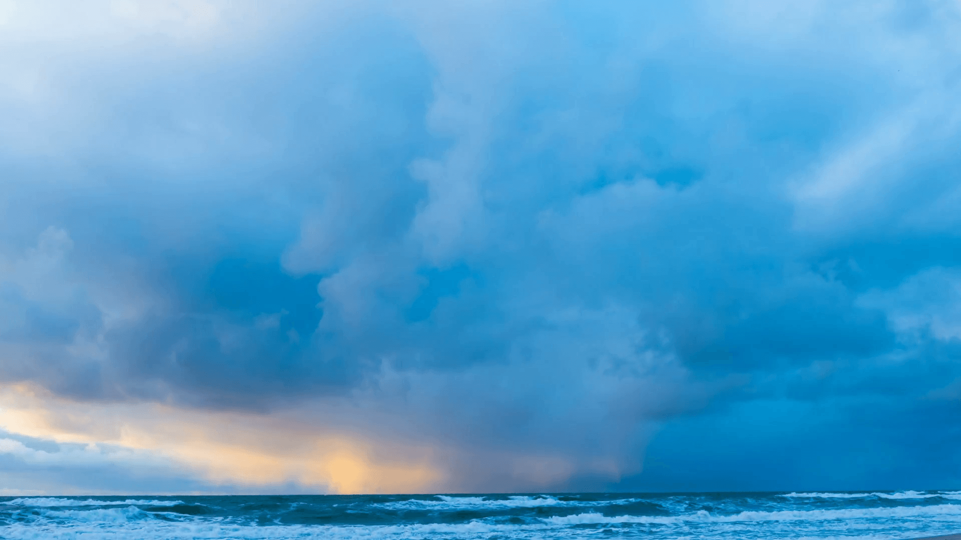Dark and dramatic storm cloud area background. Time Lapse. Epic