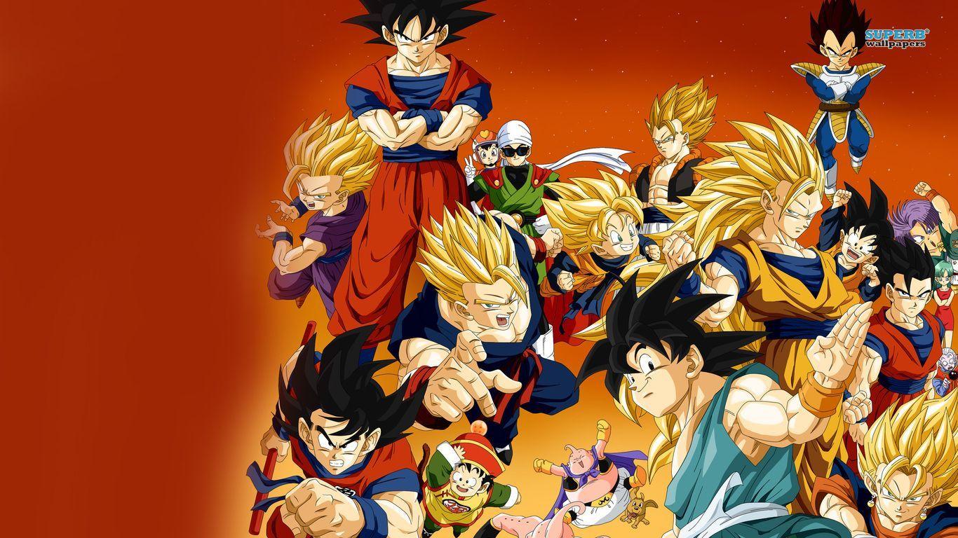 Wallpaper de Dragon Ball Z HD. Dragon ball, Dragons