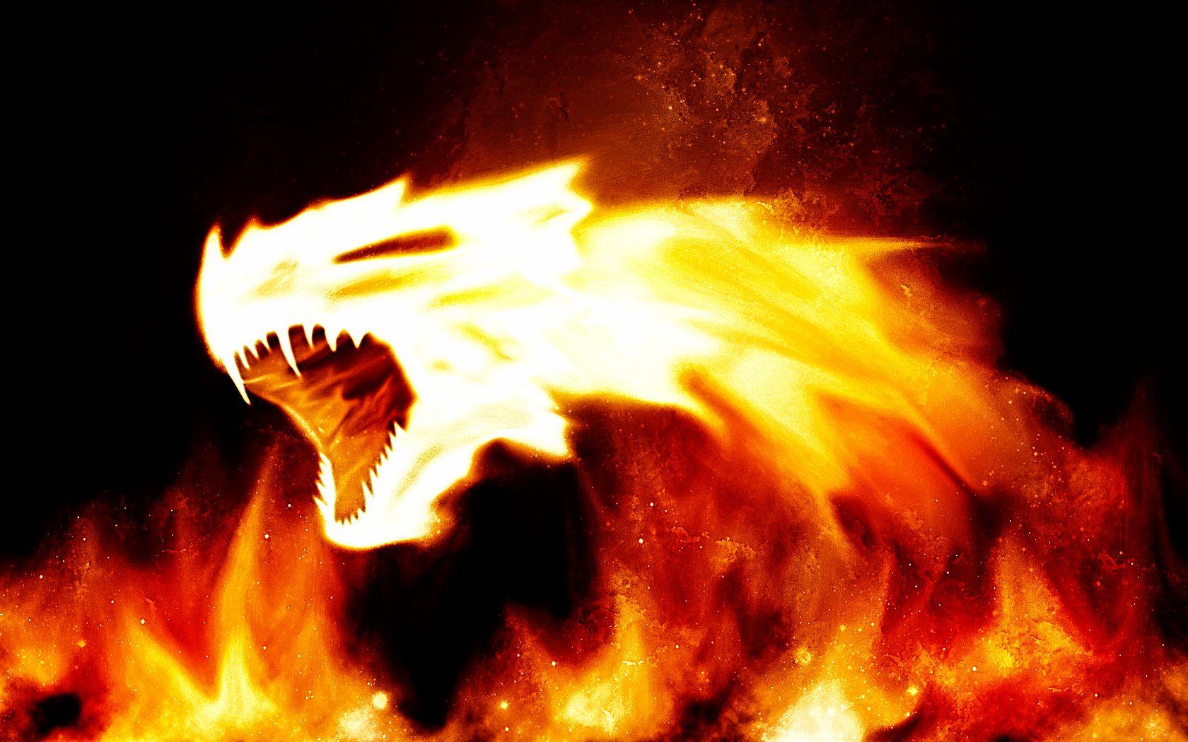 cool fire dragon pictures