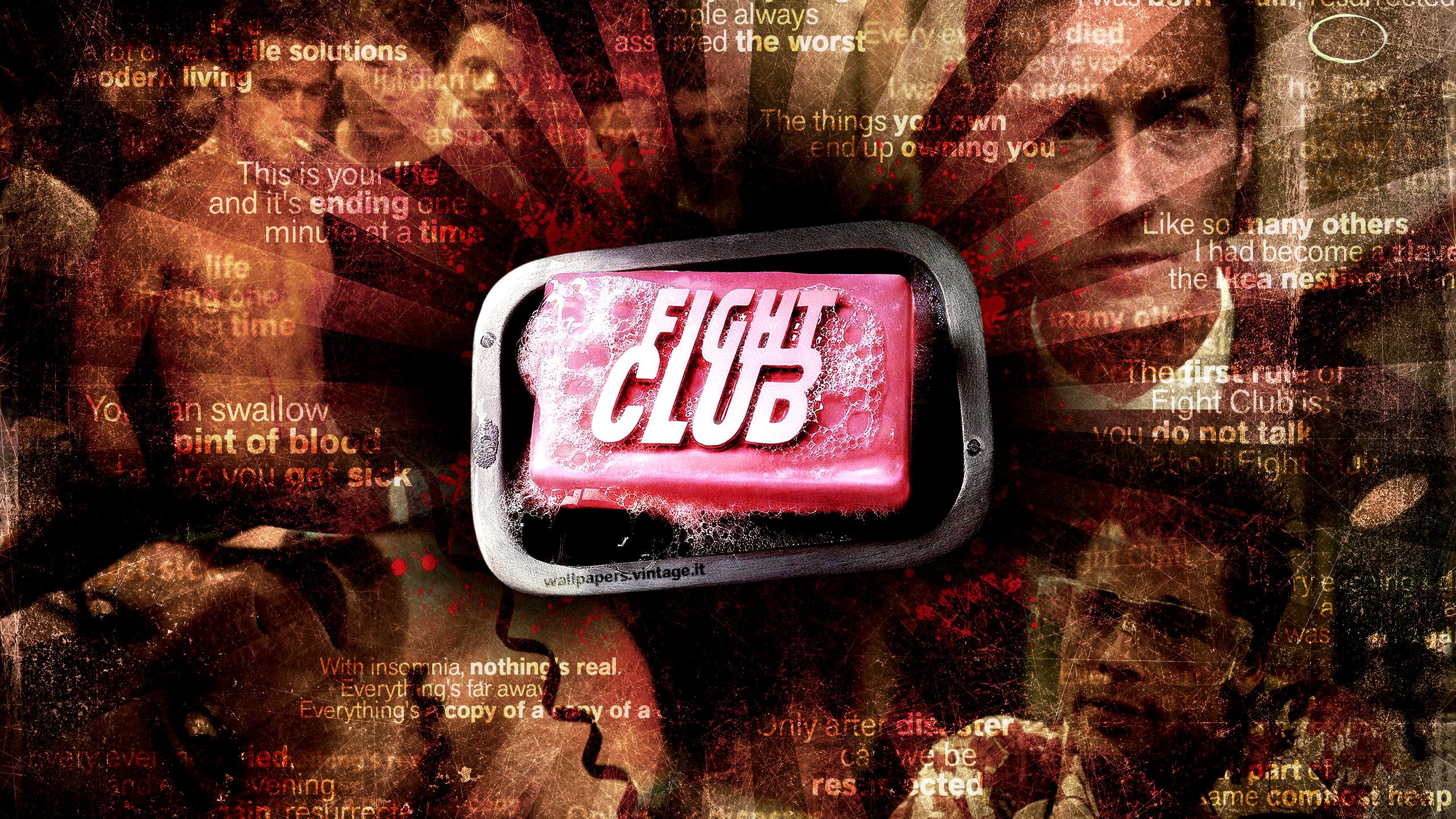 Fight Club wallpaper Desktop HD iPad iPhone wallpaper