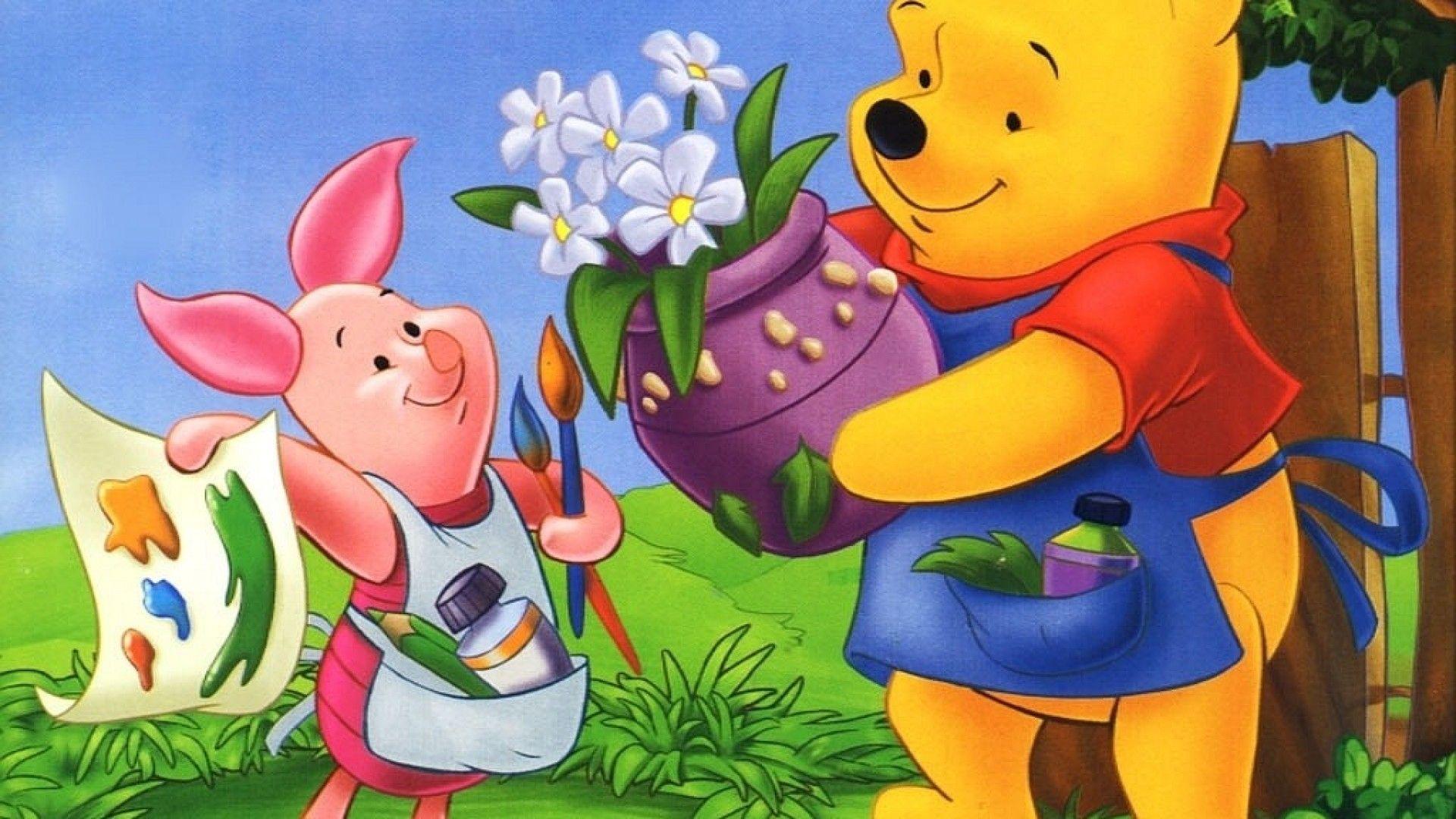 ScreenHeaven: Pooh bear rosa cute love desktop and mobile background