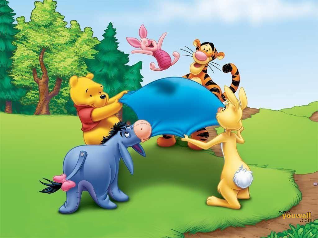 Winnie the Pooh and Friends Wallpaper. and Friends Wallpaper