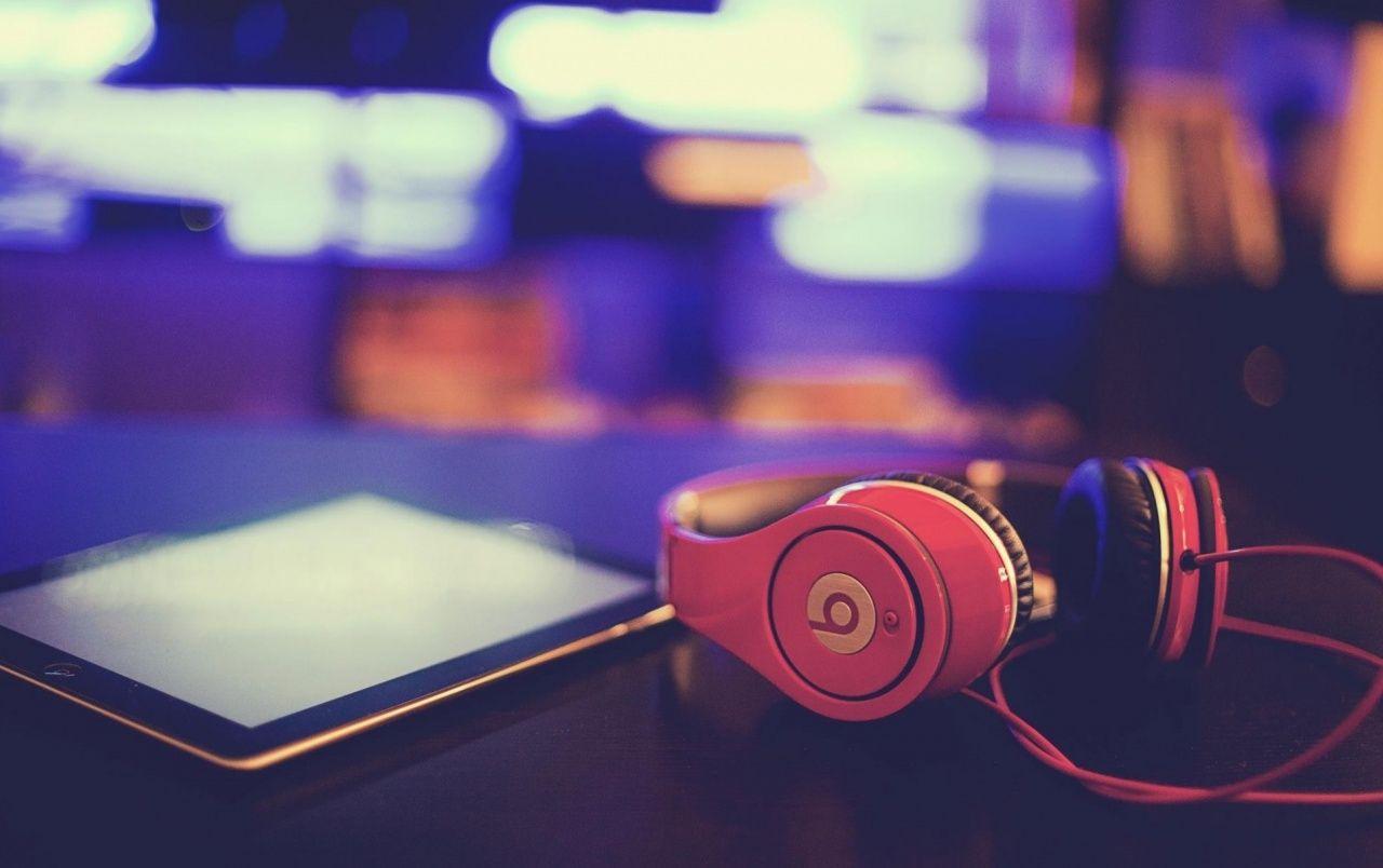 Beats by Dr. Dre Headphones and iPad wallpaper. Beats by Dr. Dre