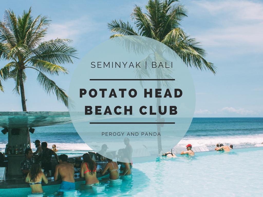 Potato Head Beach Club infinity pool day club to sip