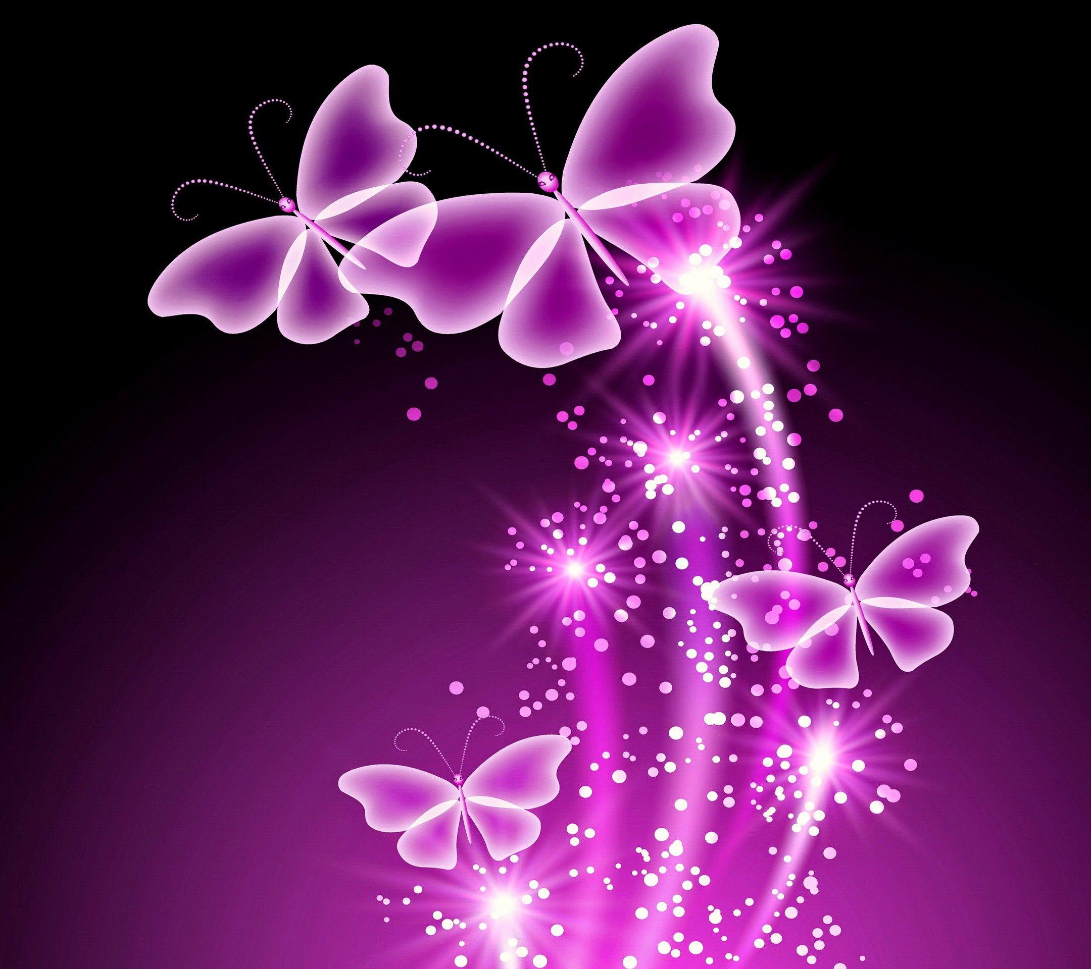 Beautiful Purple Butterfly Wallpapers Wallpaper Cave