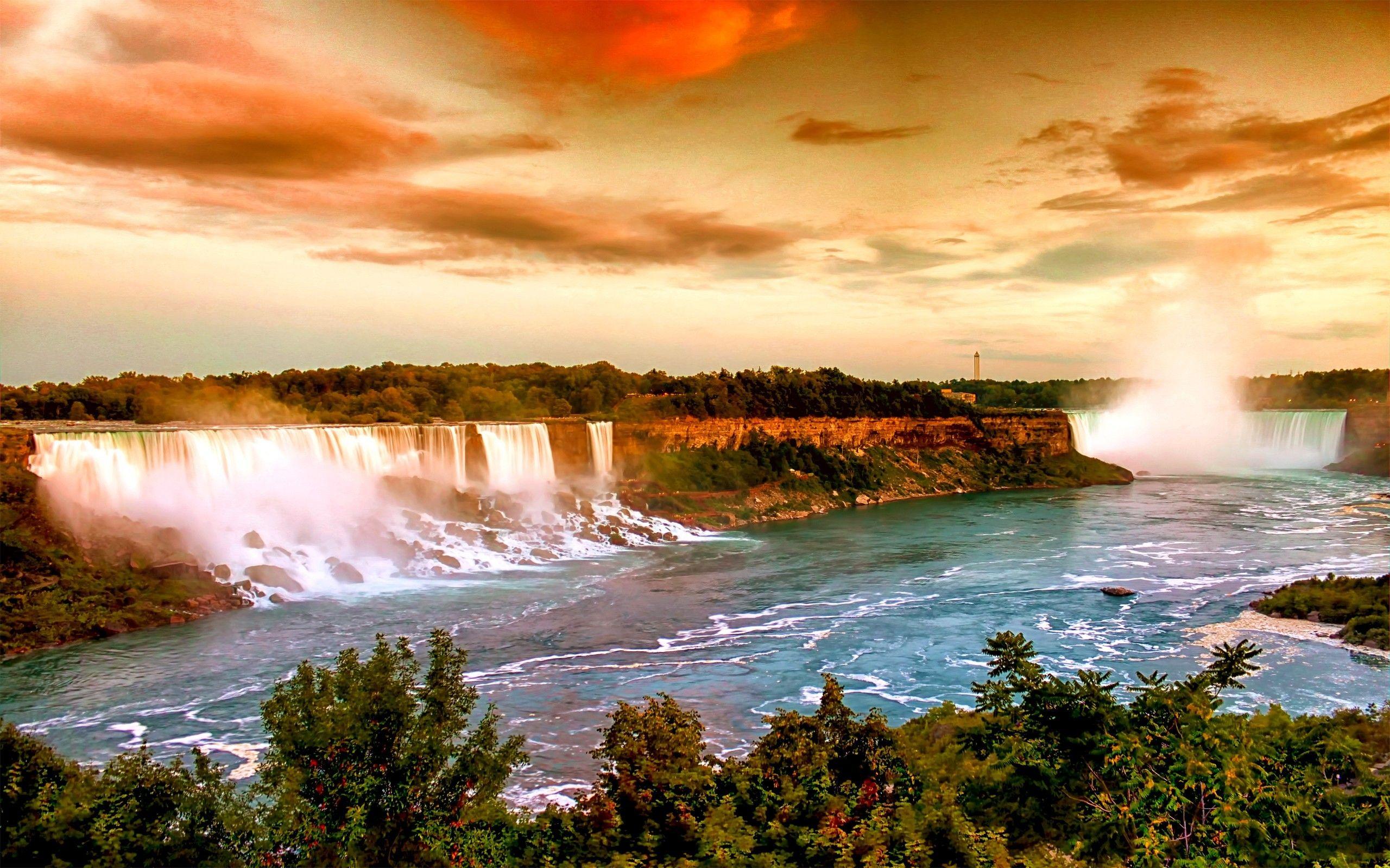 Usa new york city niagara falls waterfalls wallpaper. AllWallpaper