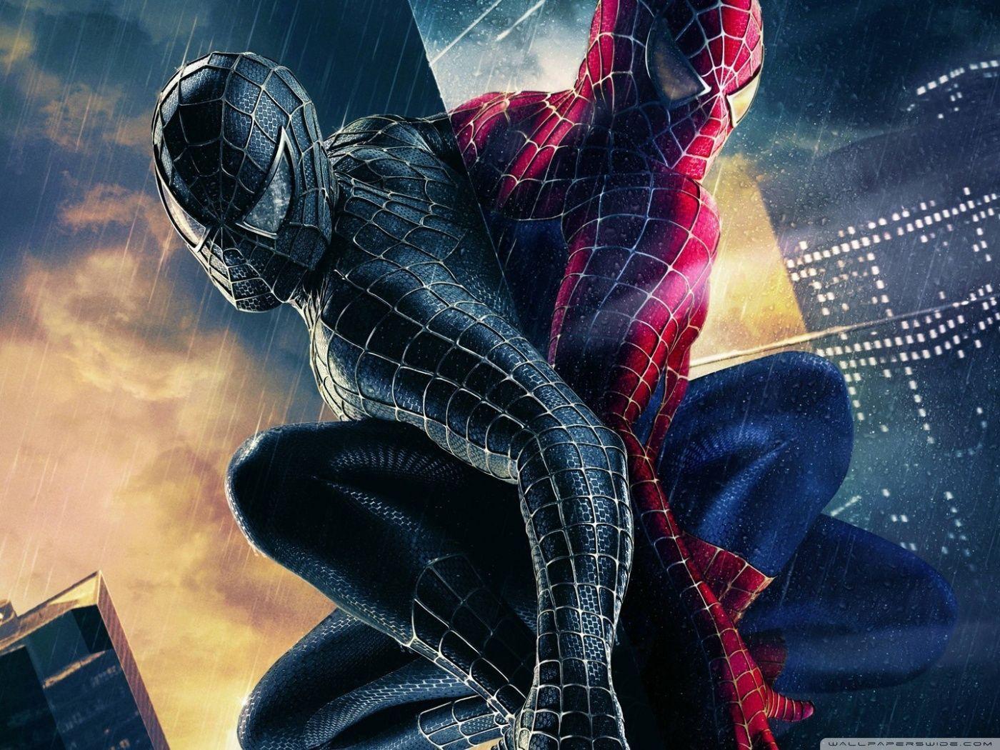 Black And Colored Spiderman ❤ 4K HD Desktop Wallpaper for 4K Ultra