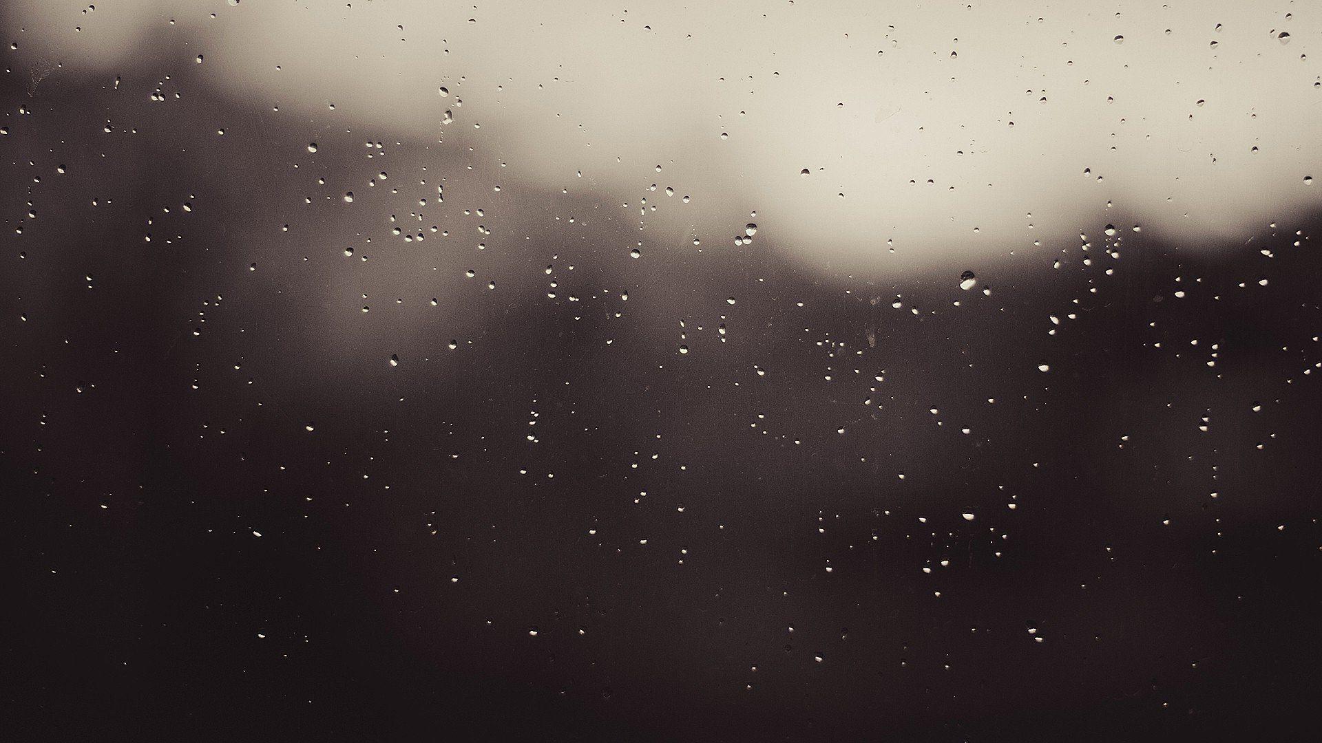 Rain Window Wallpaper