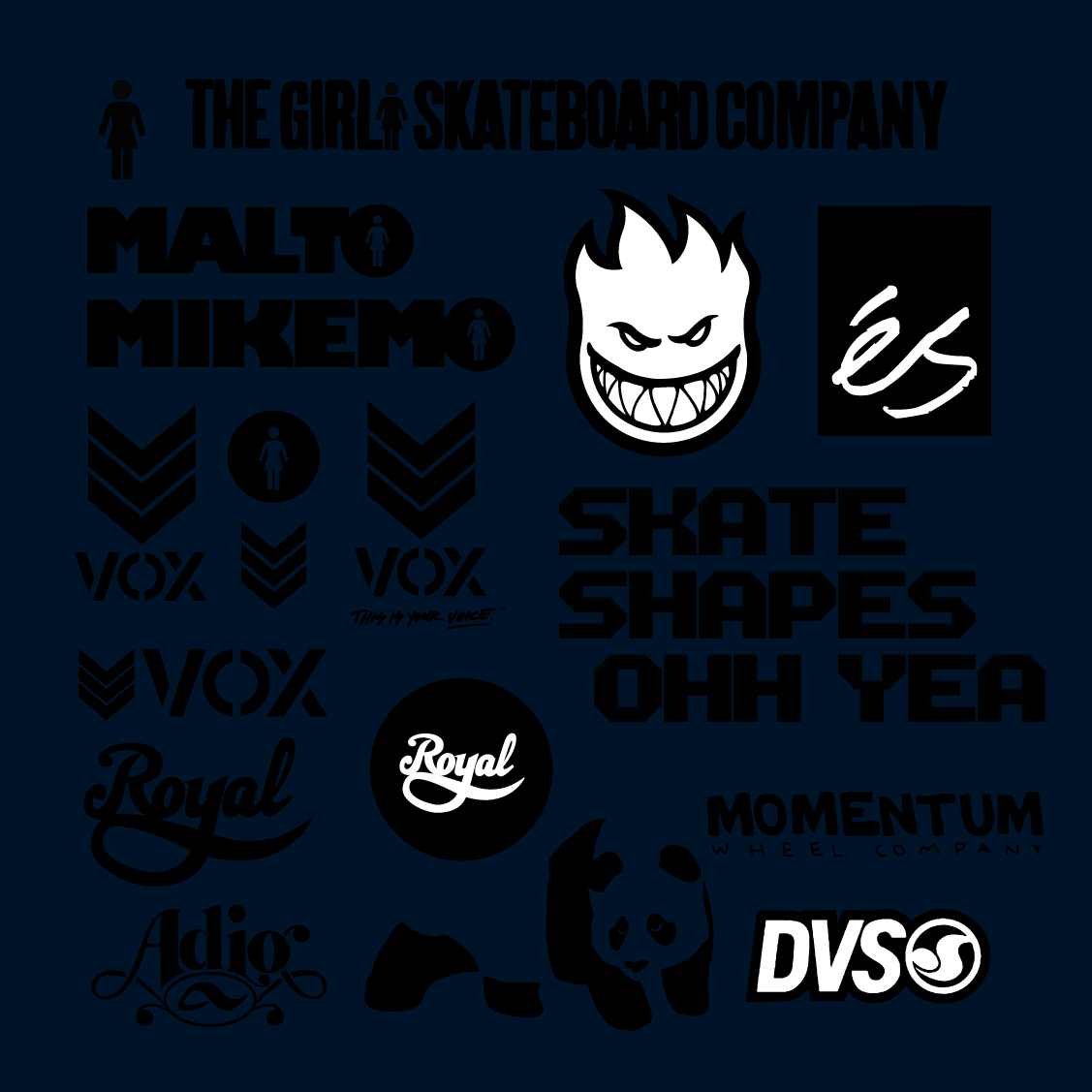 My favorite Skate Logos