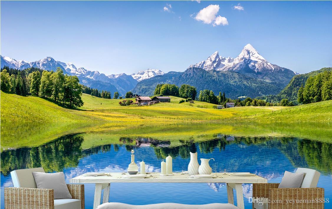 Custom Wallpaper 3D Landscape Background Wall Background Painting 3D