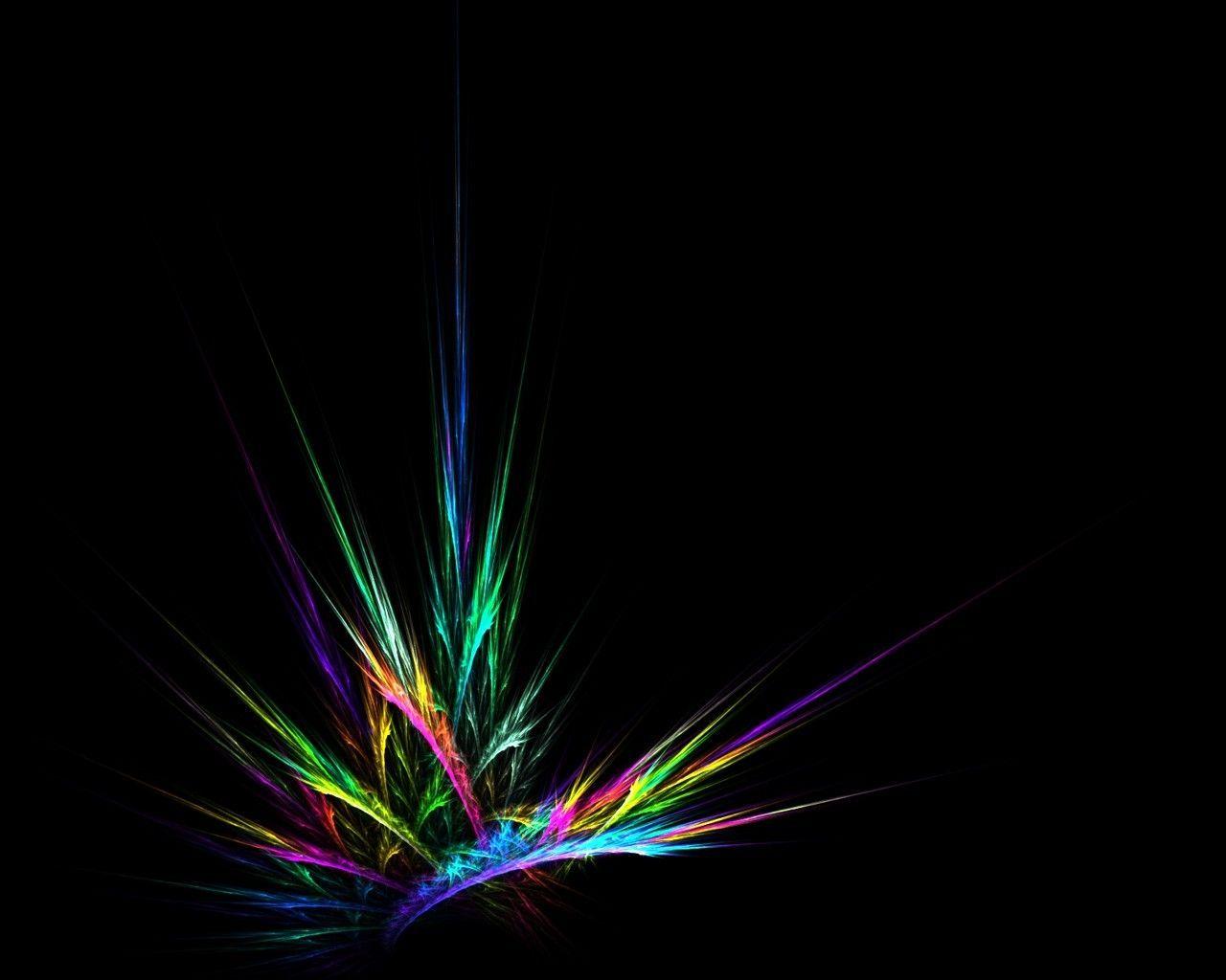 Incoming Search Terms Wallpaper Rainbow Black Abstract Wallpaper
