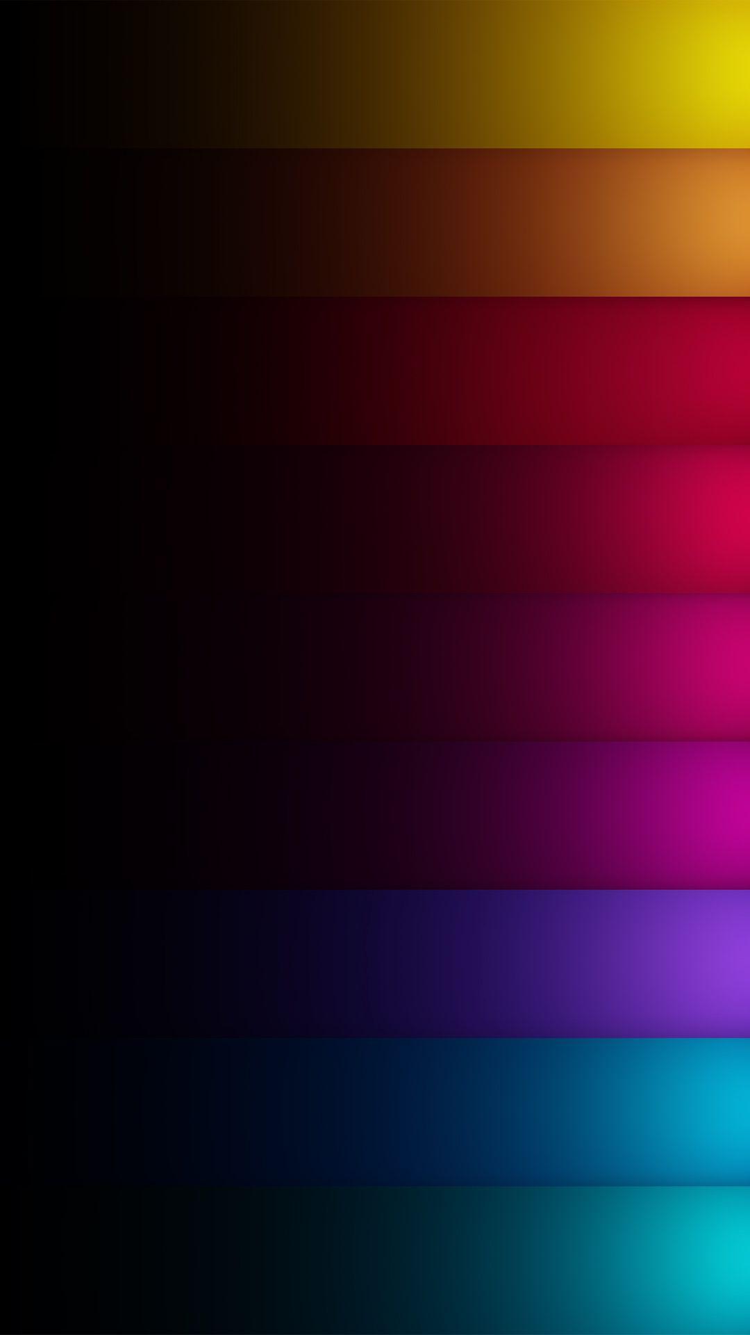 Black Background With Rainbow Colors
