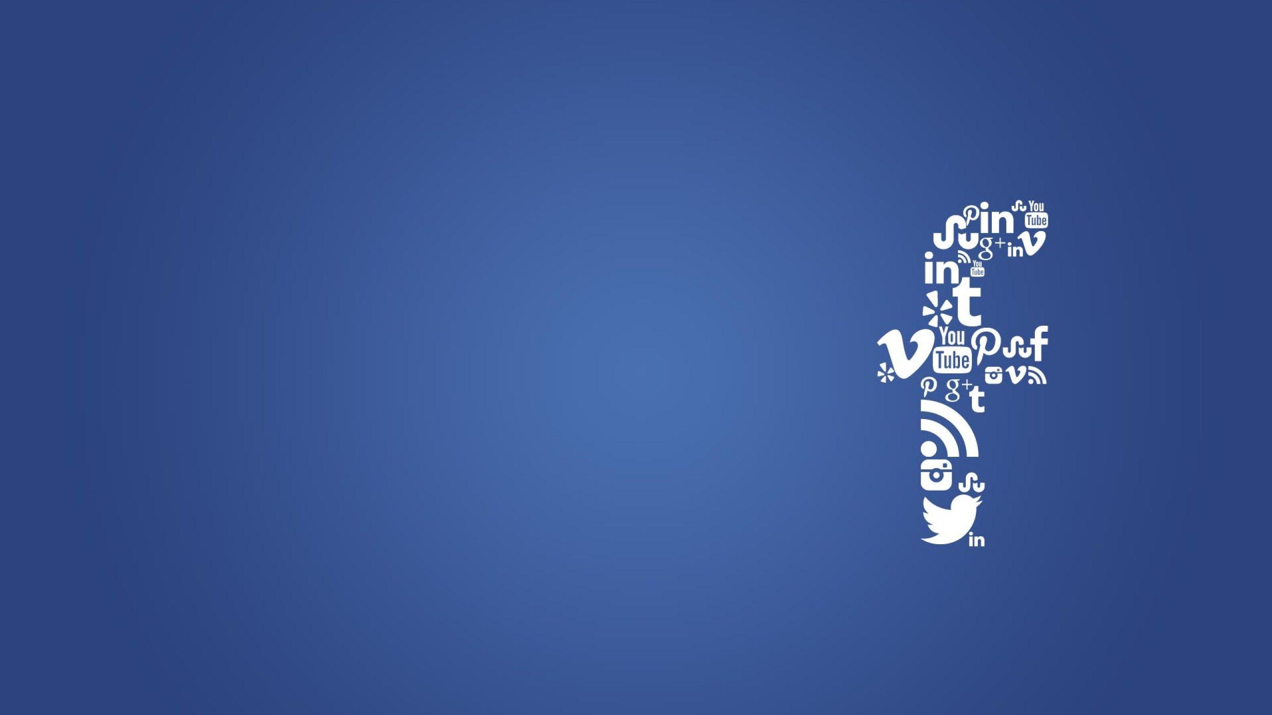 Facebook F Logo Wallpaper for Desktop and Mobiles Youtube Cover