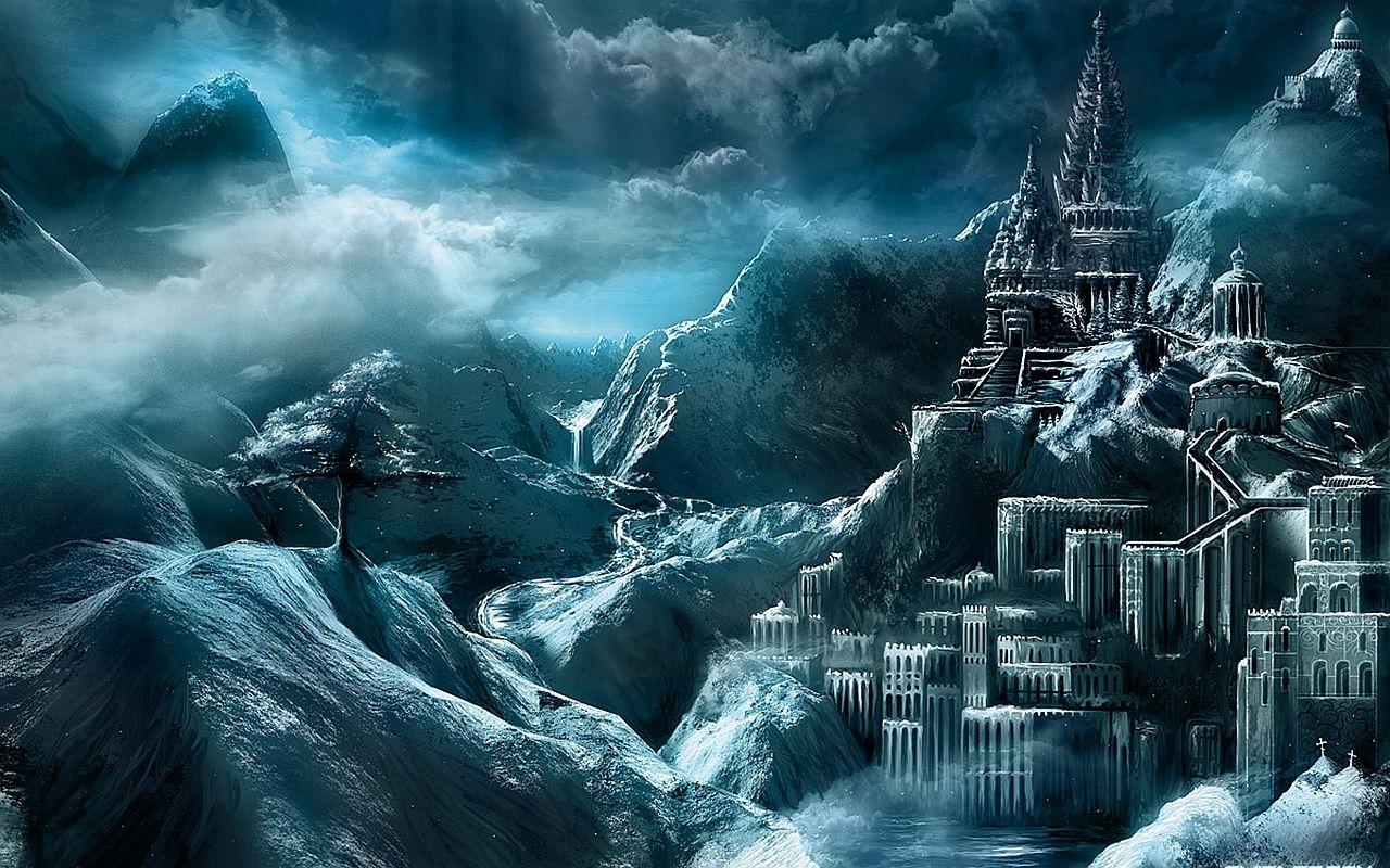 Fantasy Castle Night Picture Collection HD Desktop Wallpaper