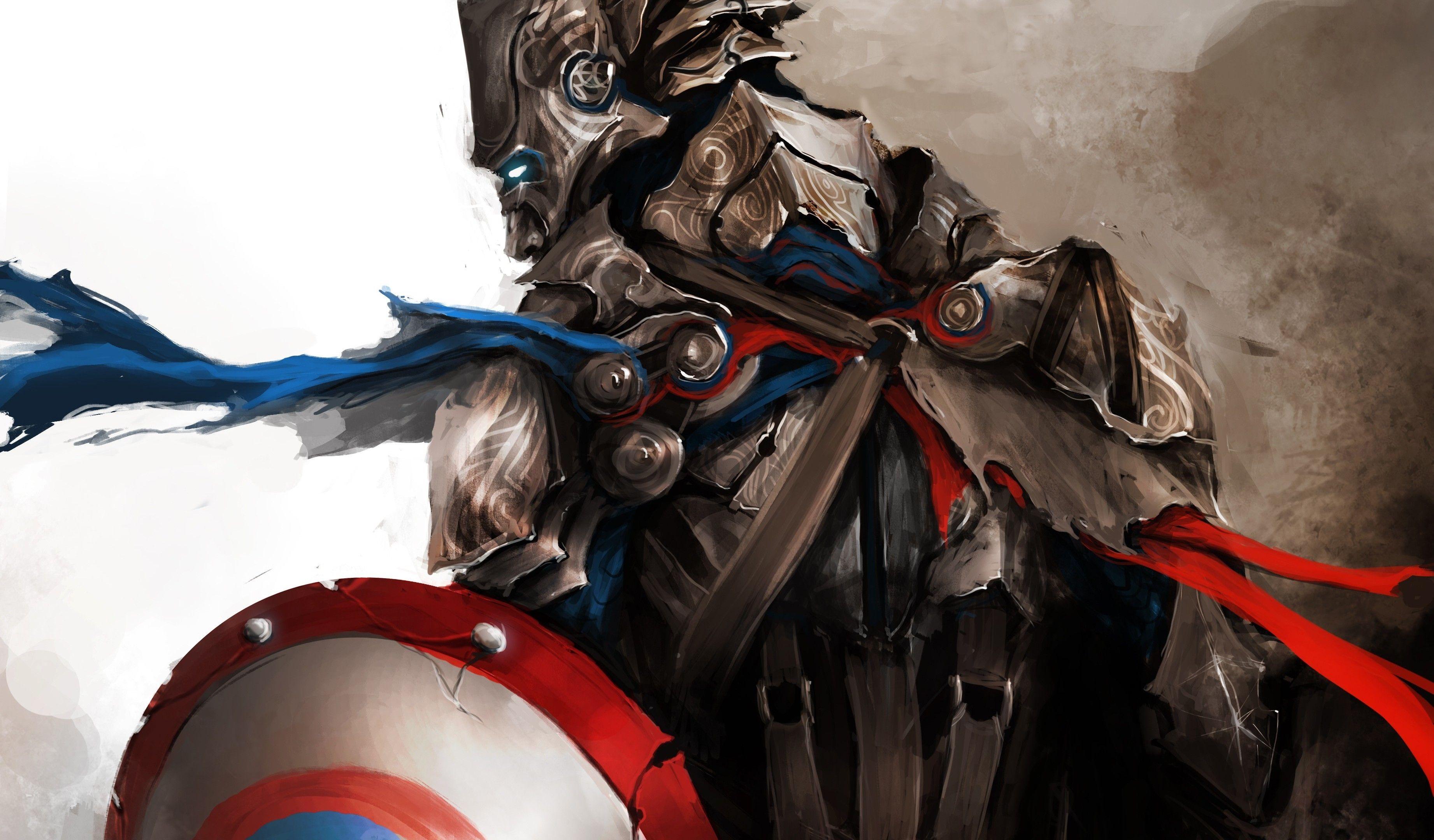 Medieval Avengers Full HD Wallpaper and Background Imagex2160