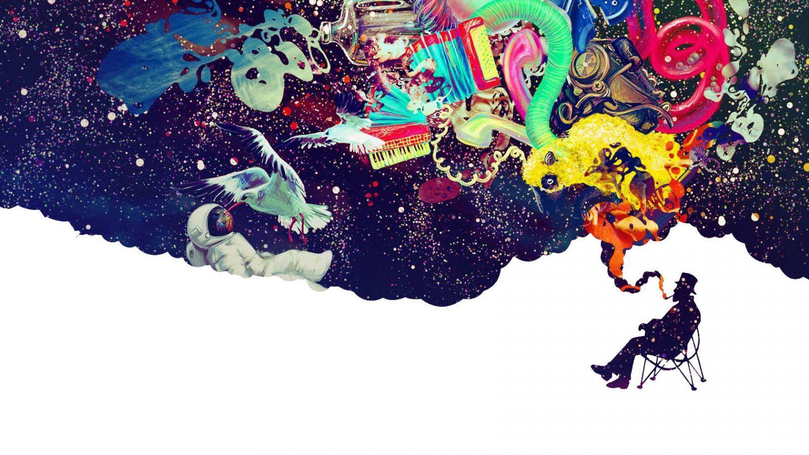 Trippy Space Background • dodskypict