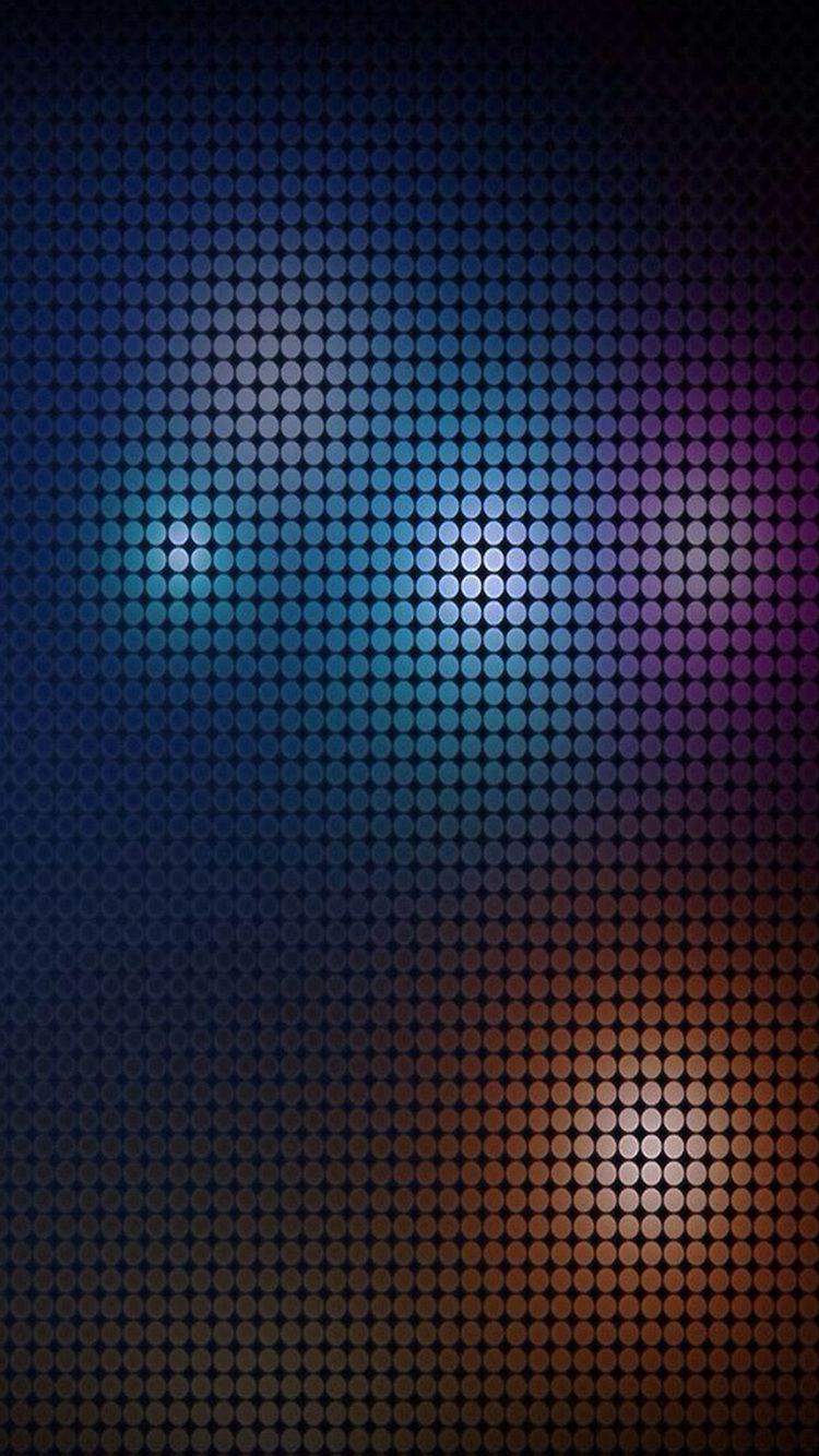 Disco Halftone Pattern Lights iPhone 6 Wallpaper HD Download