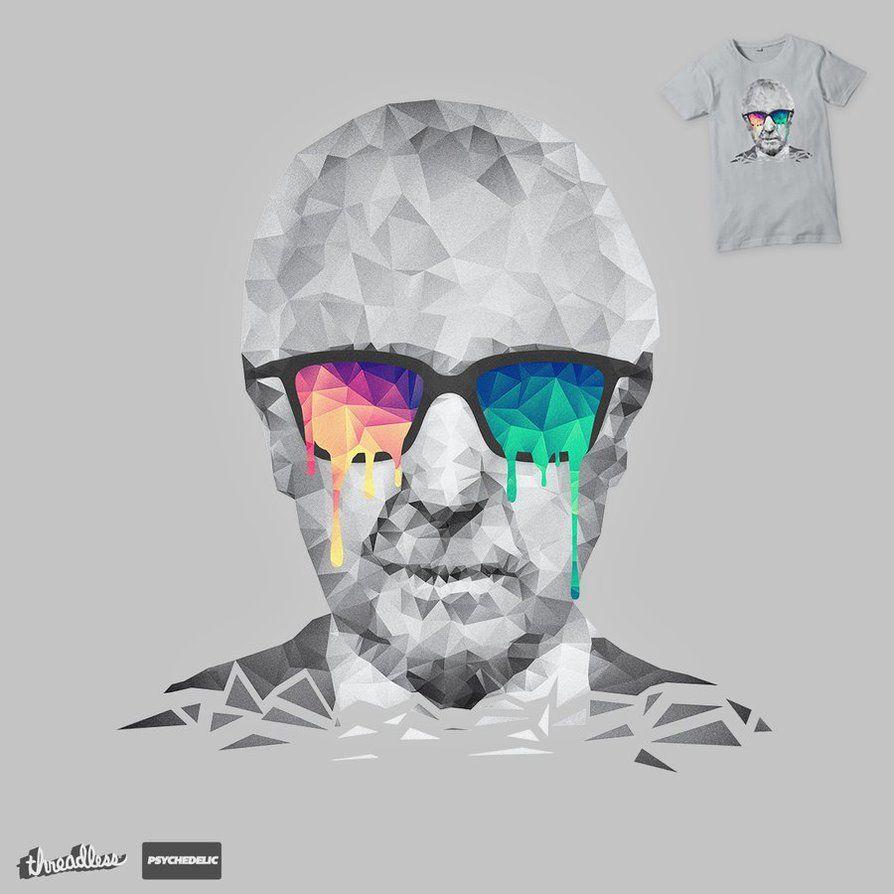 Albert Hofmann Polygon Portrait