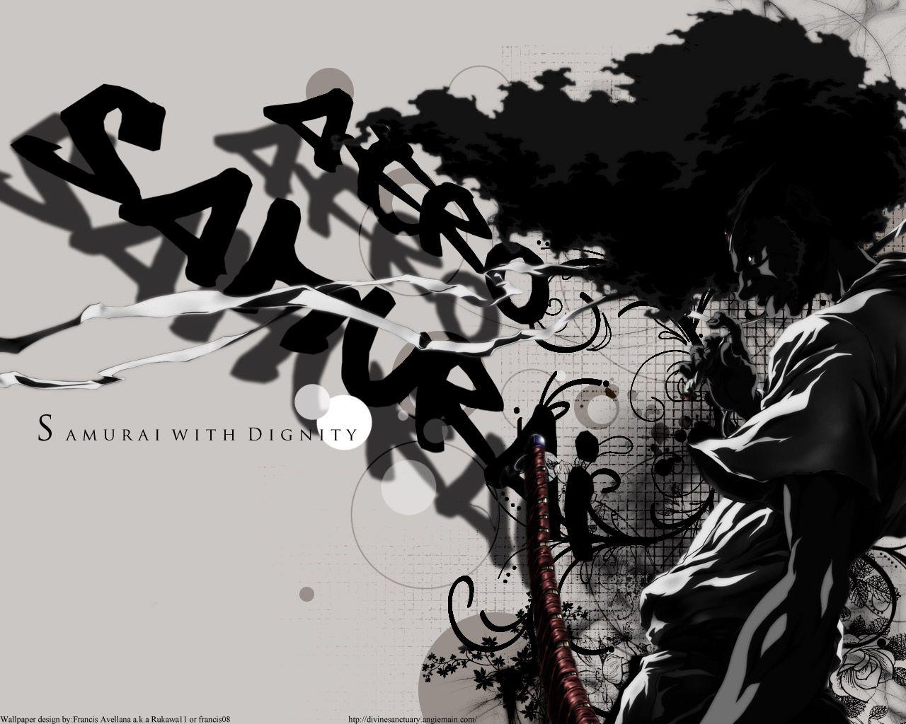 Afro Samurai HD Background Image for Mac