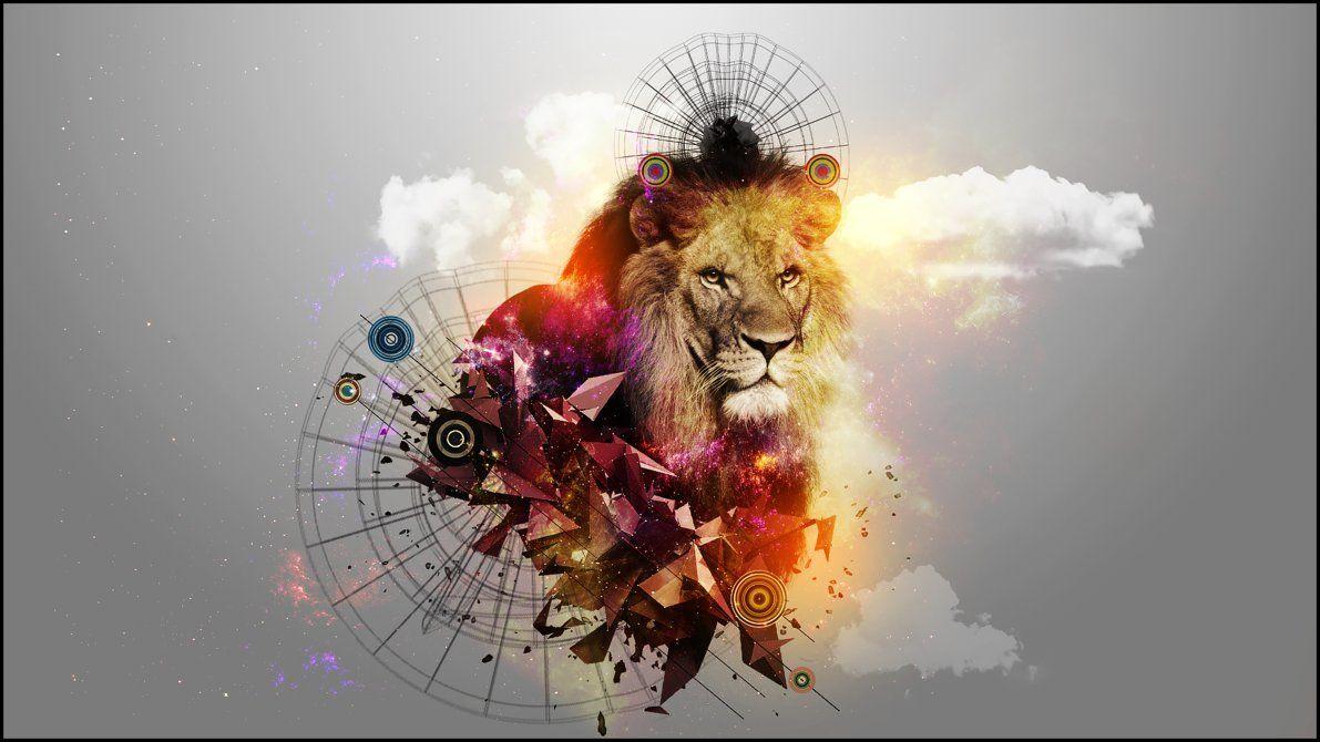 Abstract Lion x 1080 Wallpaper