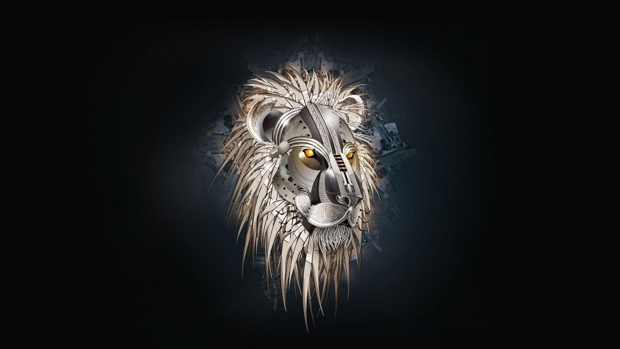 Abstract Lion HD Desktop Wallpaper, Instagram photo, Background